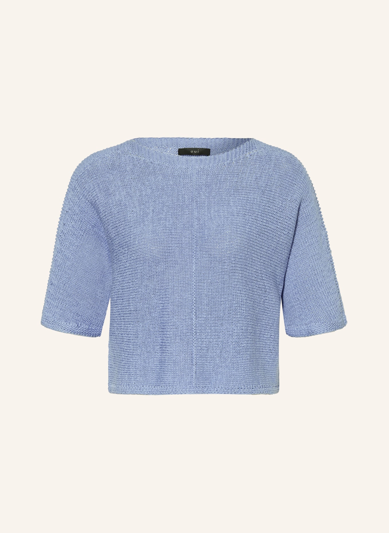 oui Pullover mit 3/4-Arm, Farbe: HELLBLAU (Bild 1)