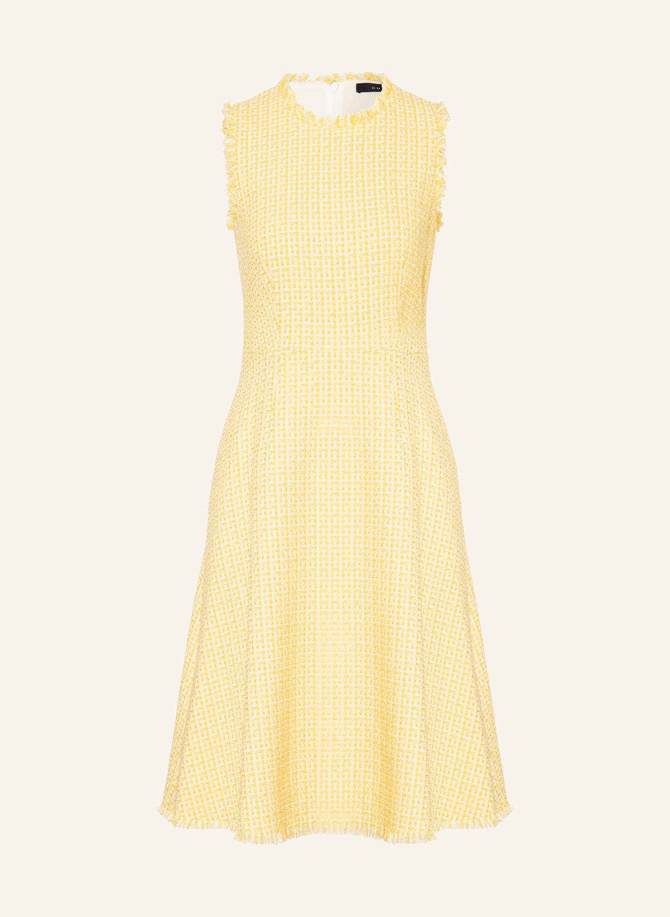 oui Tweed dress, Color: YELLOW (Image 1)