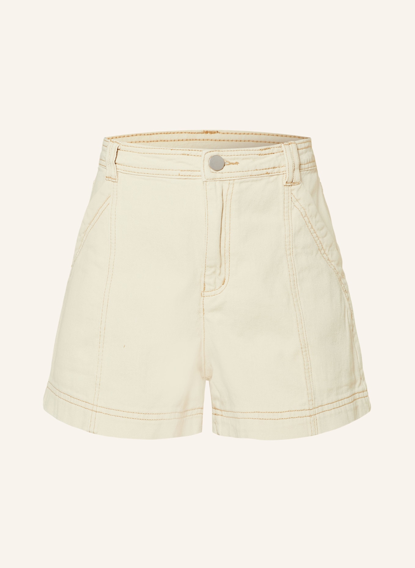 ROUGE VILA Jeansshorts, Farbe: BIRCH (Bild 1)