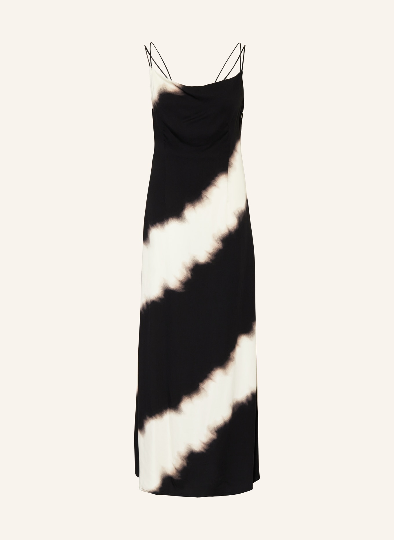 ROUGE VILA Kleid, Farbe: DUNKELBRAUN/ WEISS (Bild 1)