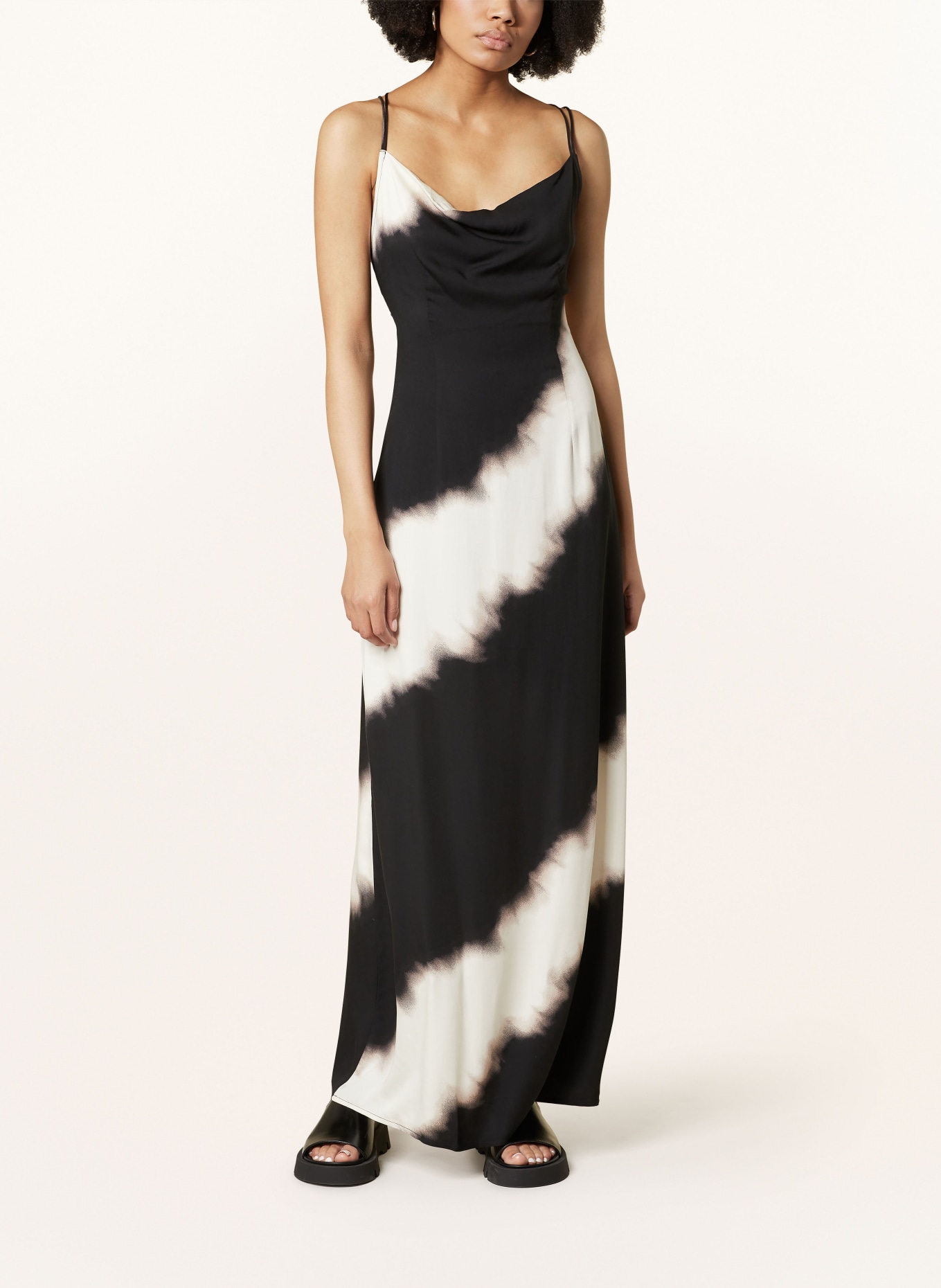 ROUGE VILA Dress, Color: DARK BROWN/ WHITE (Image 2)