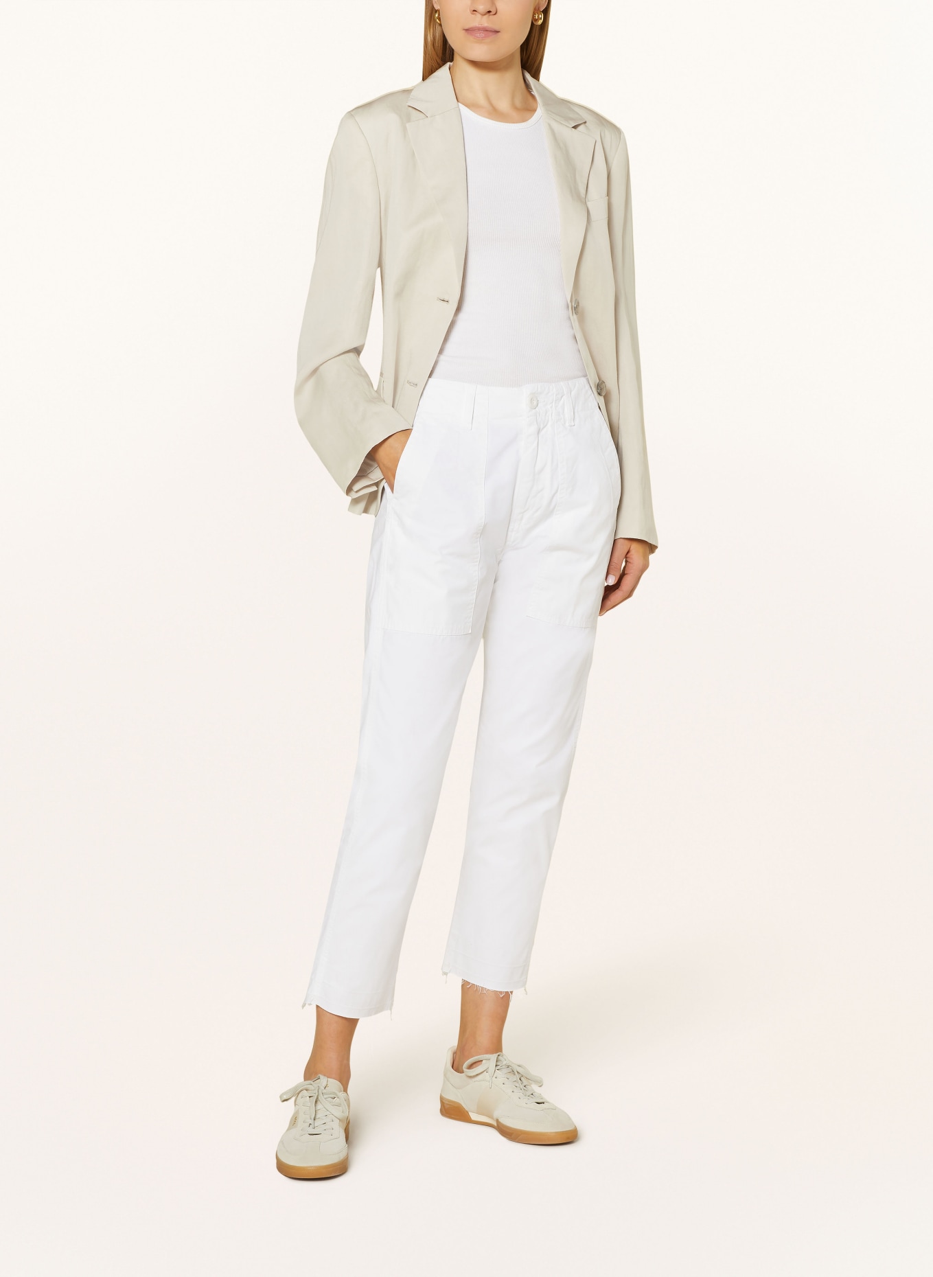 Herrlicher 7/8 trousers FATIQUE, Color: WHITE (Image 2)