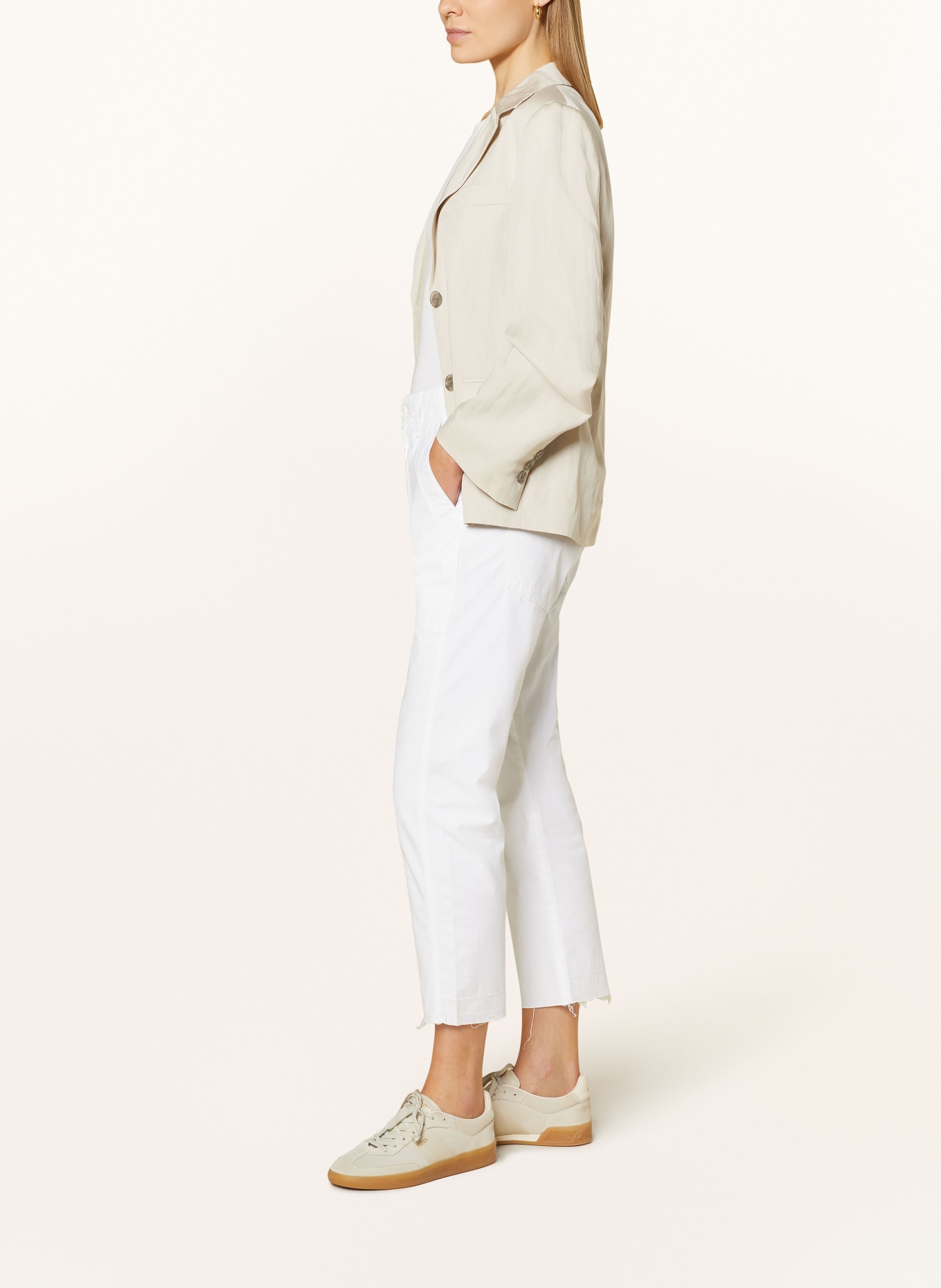 Herrlicher 7/8 trousers FATIQUE, Color: WHITE (Image 4)