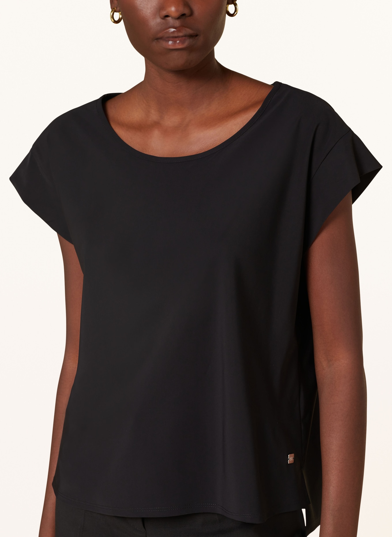 RAFFAELLO ROSSI T-shirt GRIT, Color: BLACK (Image 4)