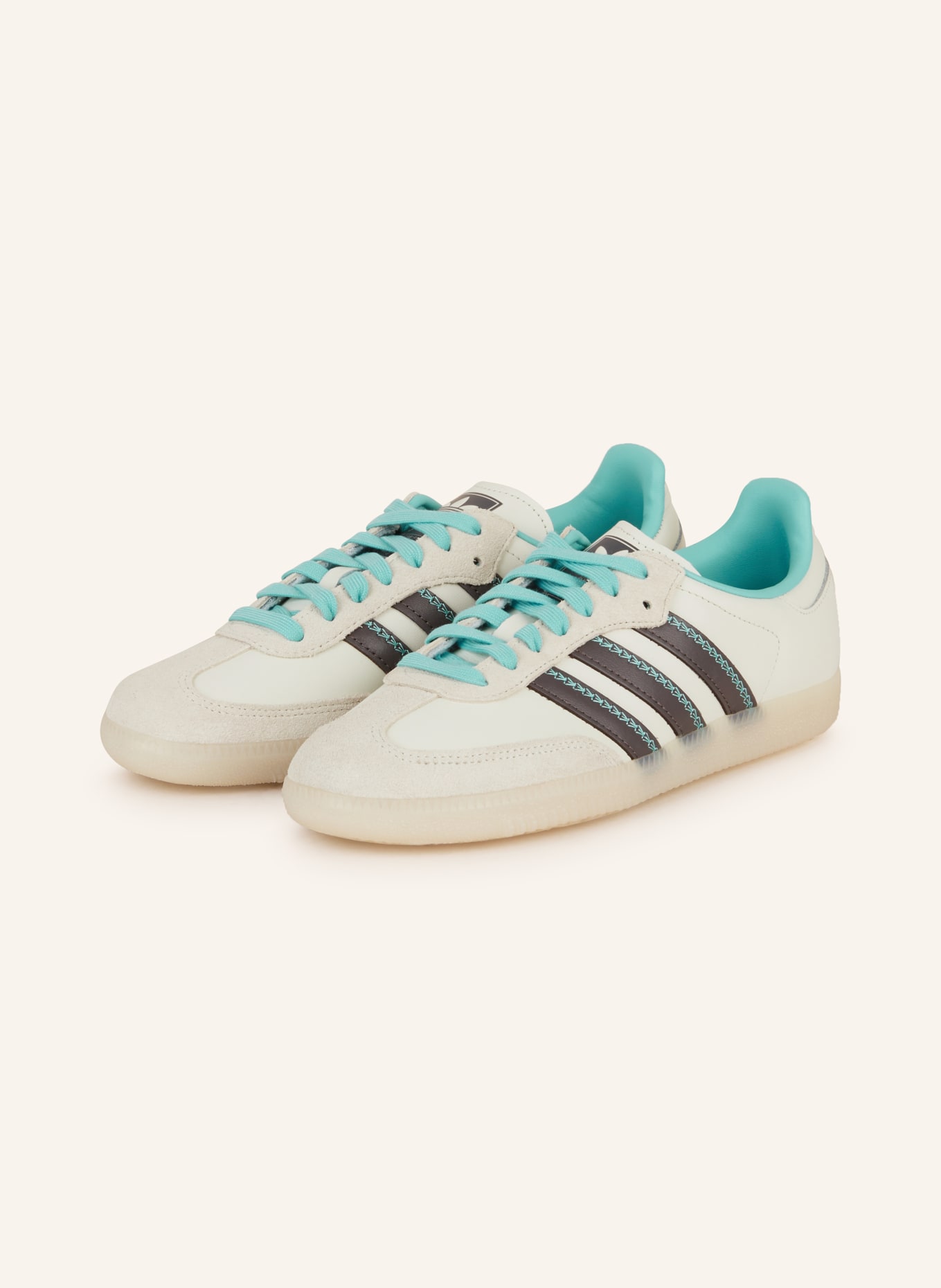 adidas Originals Sneaker SAMBA OG, Farbe: ECRU/ DUNKELGRAU (Bild 1)