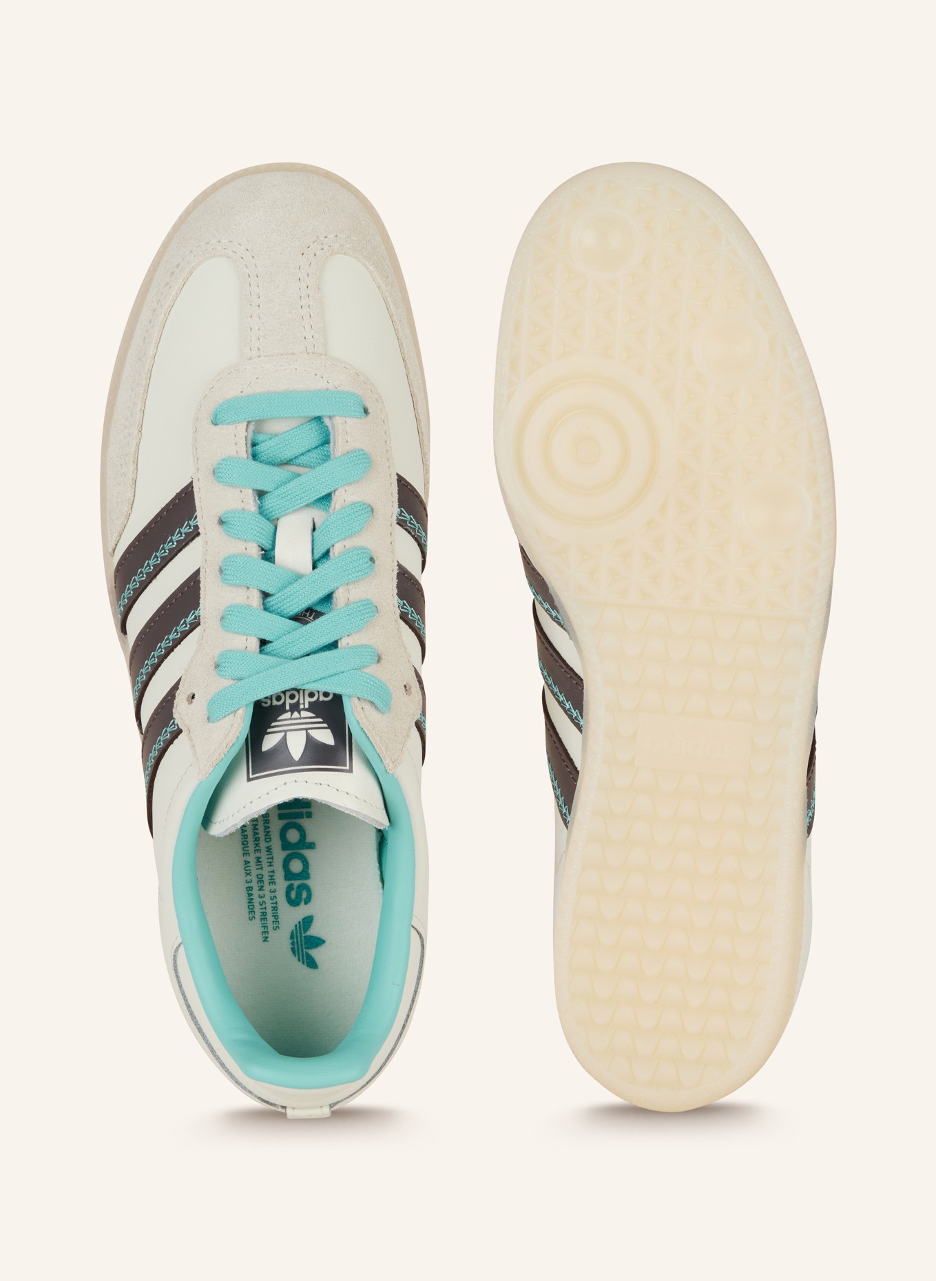 adidas Originals Sneaker SAMBA OG, Farbe: ECRU/ DUNKELGRAU (Bild 5)