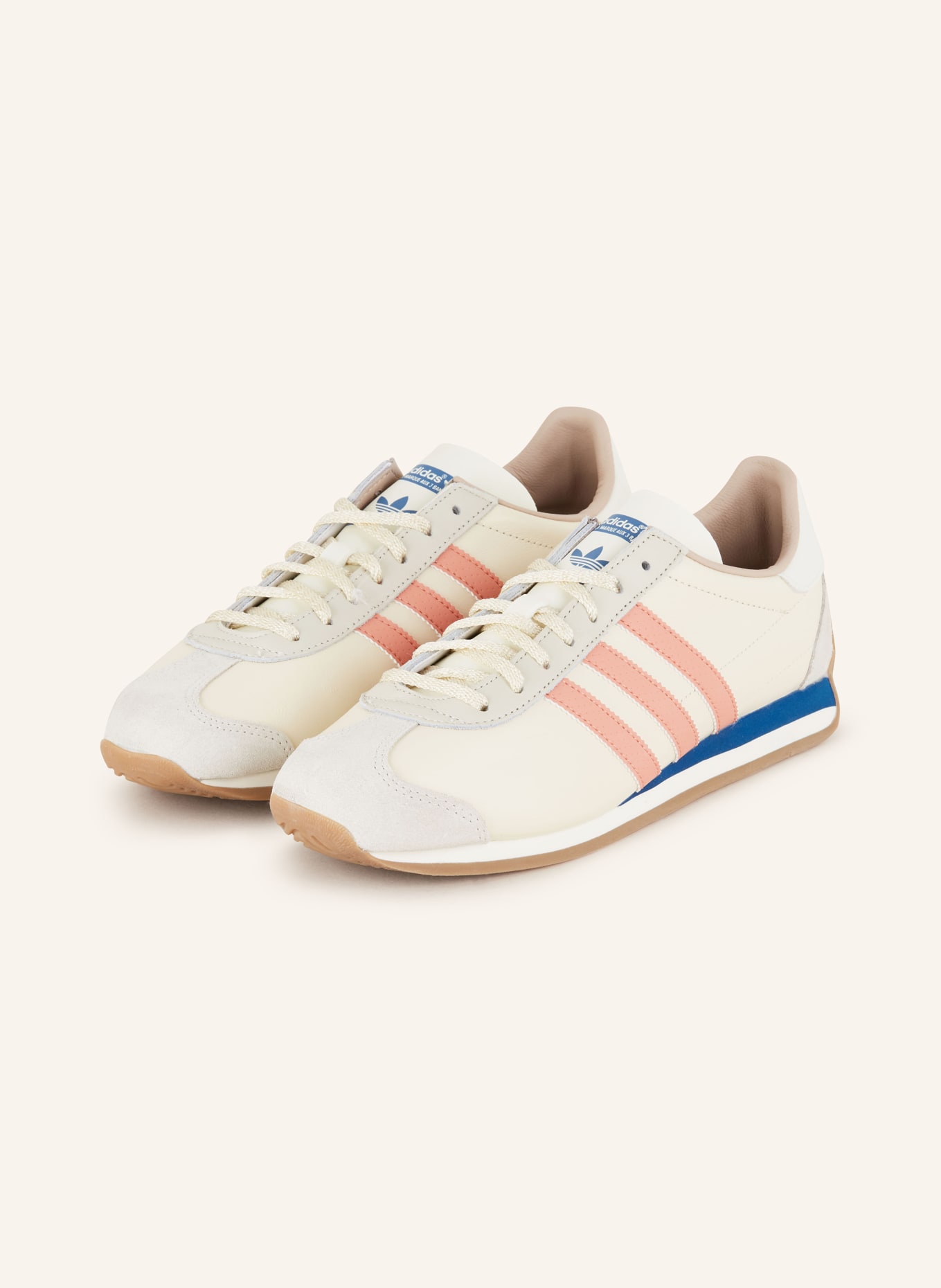 adidas Originals Sneaker COUNTRY OG, Farbe: ECRU/ HELLROT (Bild 1)