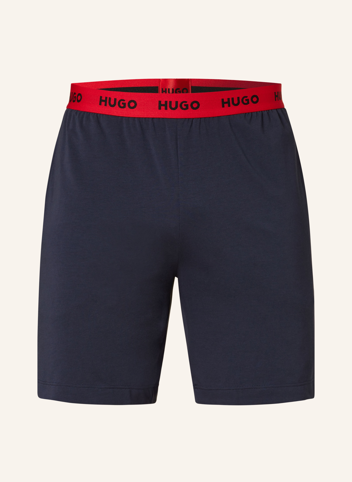 HUGO Schlafshorts LINKED, Farbe: DUNKELBLAU (Bild 1)