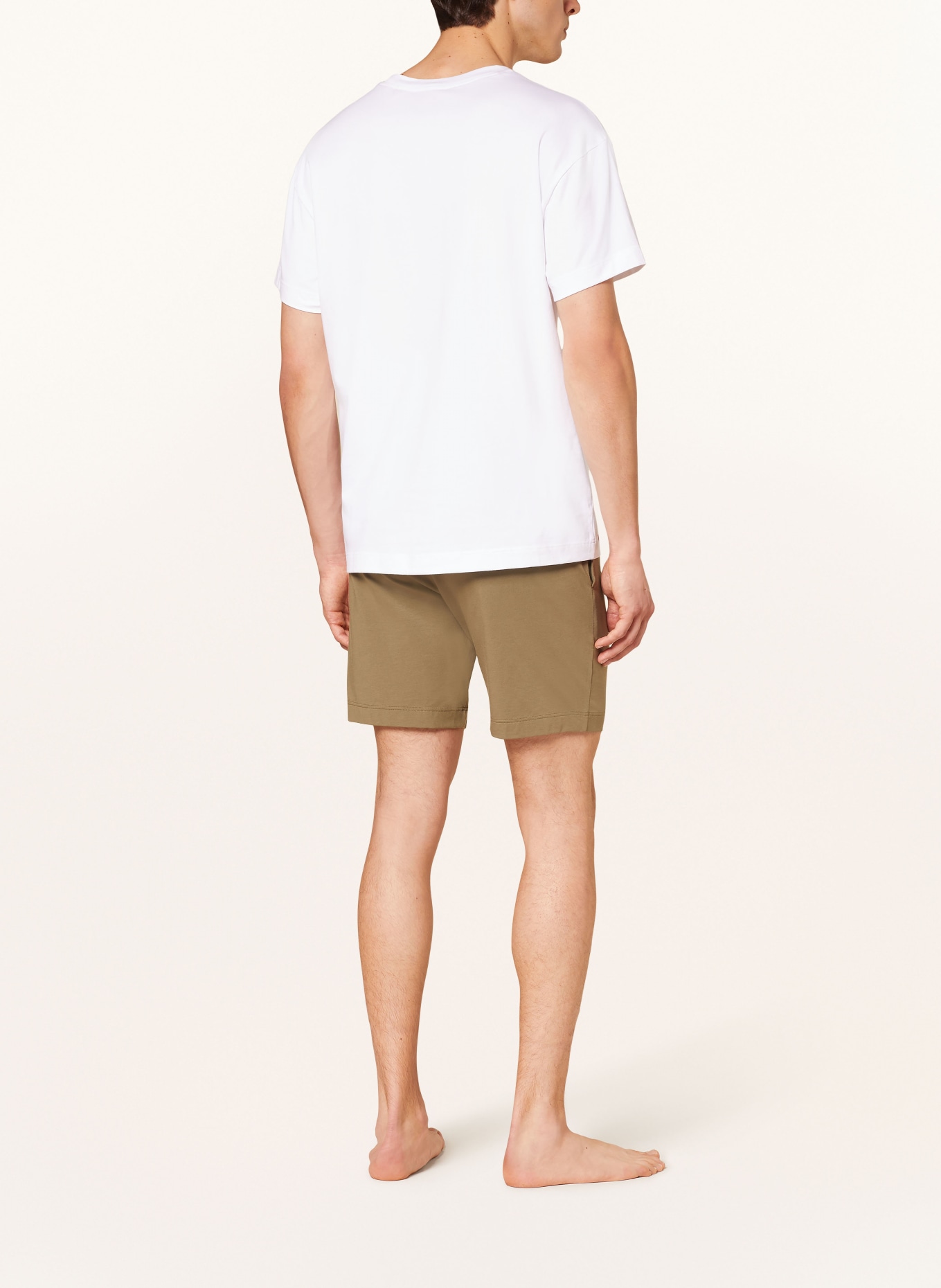 HUGO Pajama shirt LINKED, Color: WHITE (Image 3)