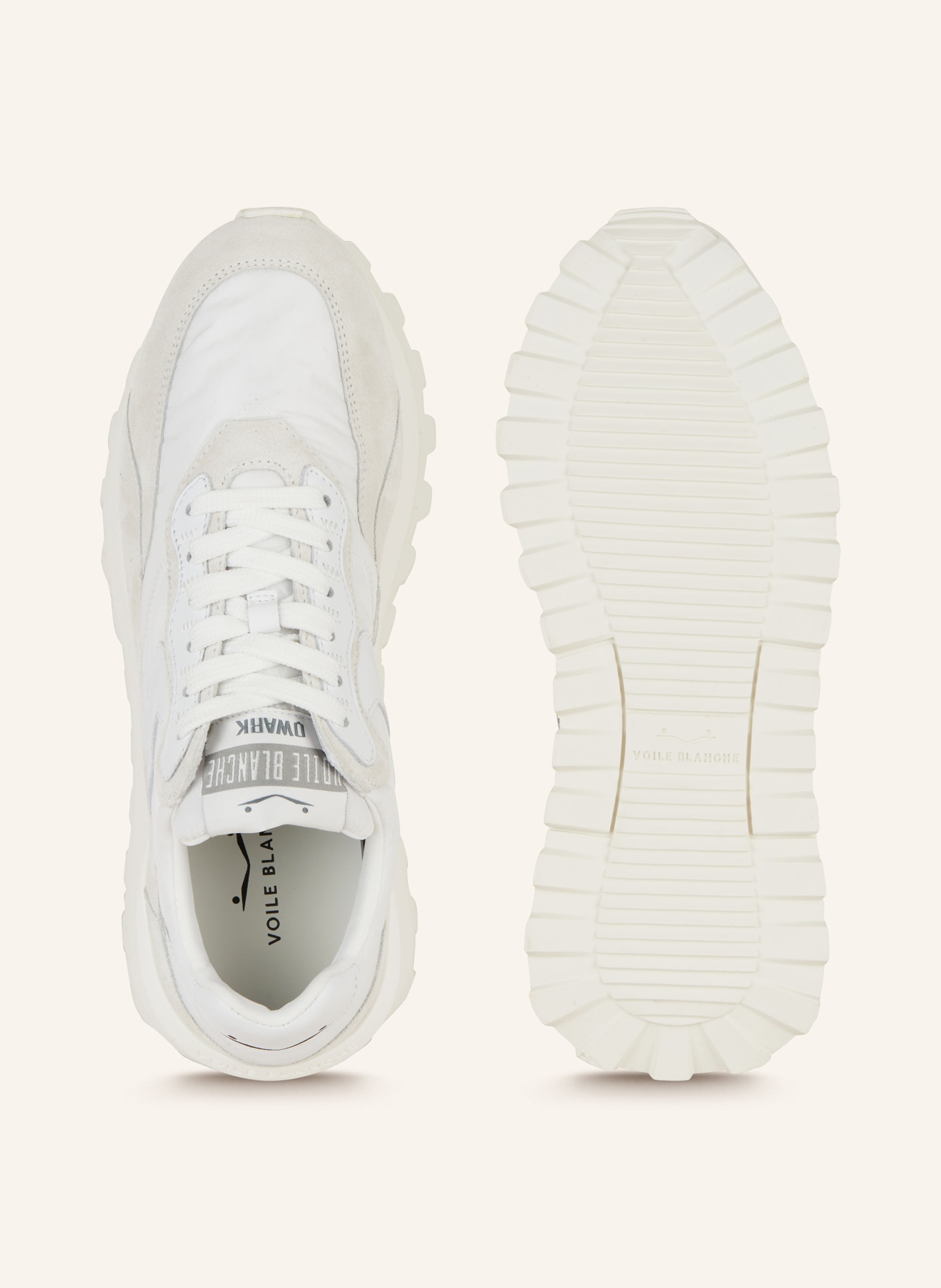 VOILE BLANCHE Sneakers QWARK HYPE, Color: WHITE/ LIGHT GRAY (Image 5)