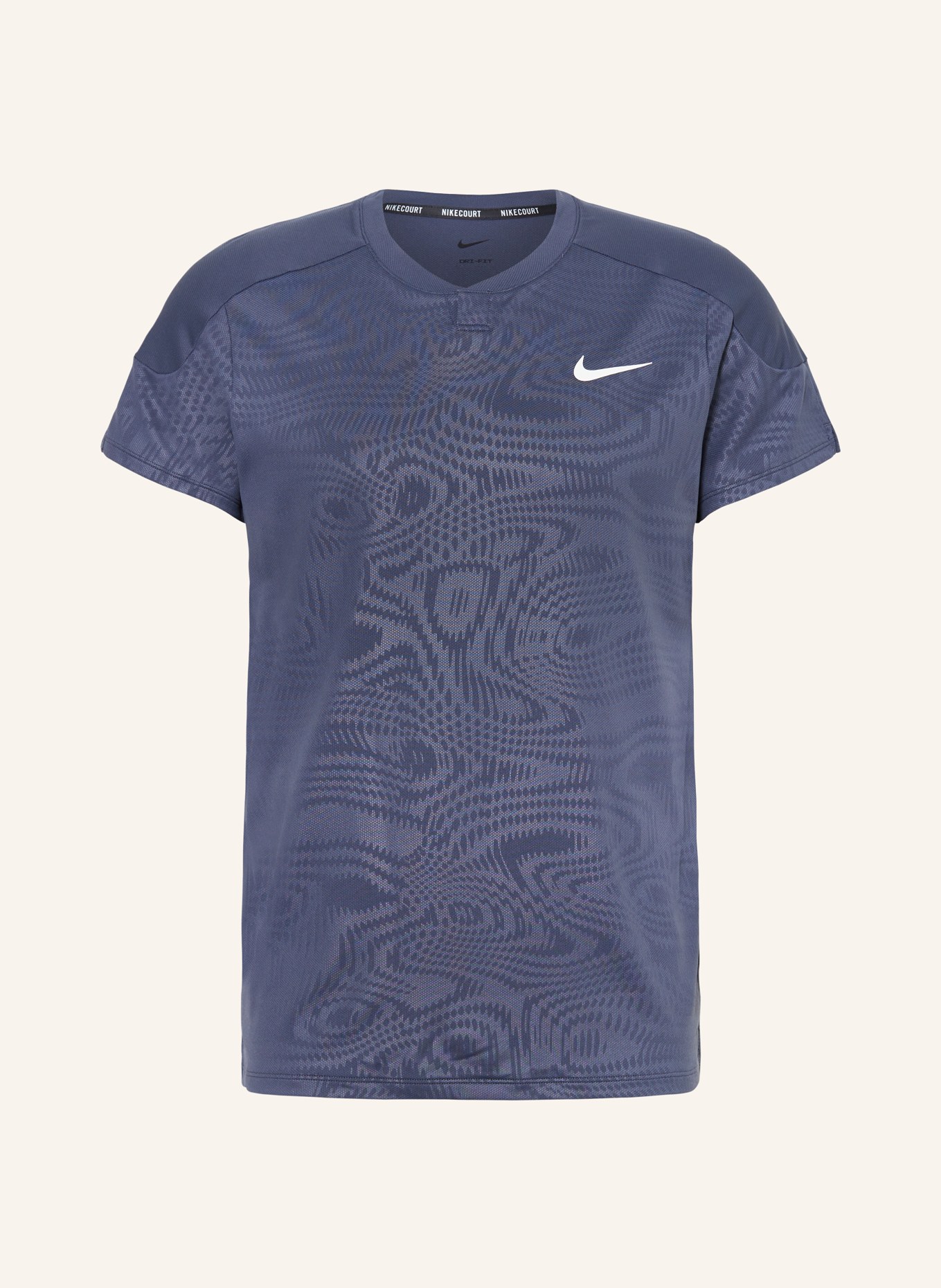 Nike T-shirt COURT SLAM DRI-FIT, Kolor: SZARONIEBIESKI/ SZARY (Obrazek 1)