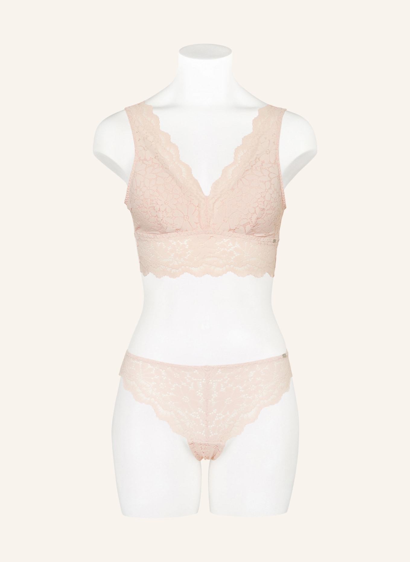 Skiny Gorset WONDERFULACE: JASNORÓŻOWY