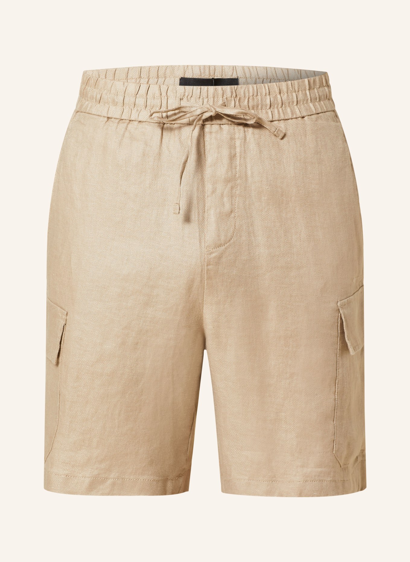 GABBA Cargo shorts AZORE made of linen, Color: LIGHT BROWN (Image 1)