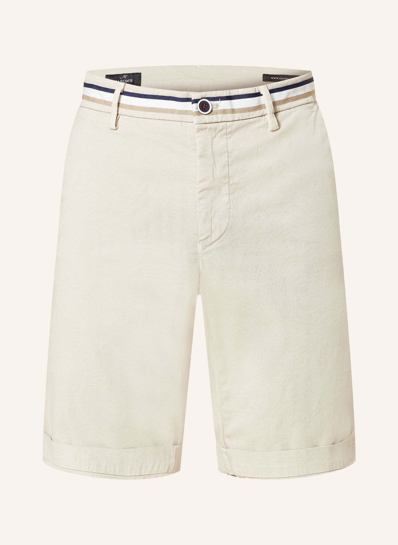 MASON'S Chino shorts TORINO slim fit, Color: CREAM (Image 1)