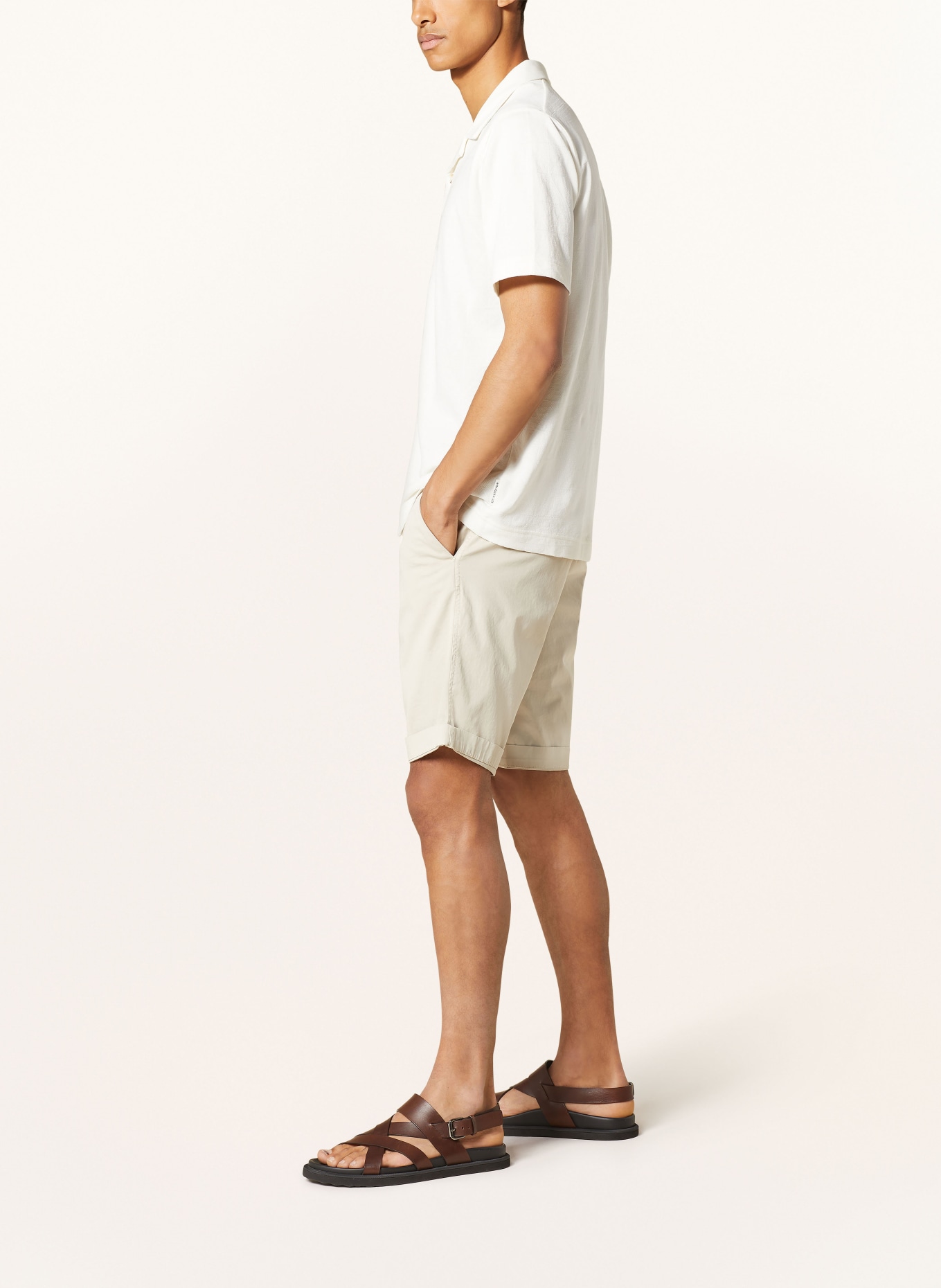 MASON'S Chino shorts TORINO slim fit, Color: CREAM (Image 4)