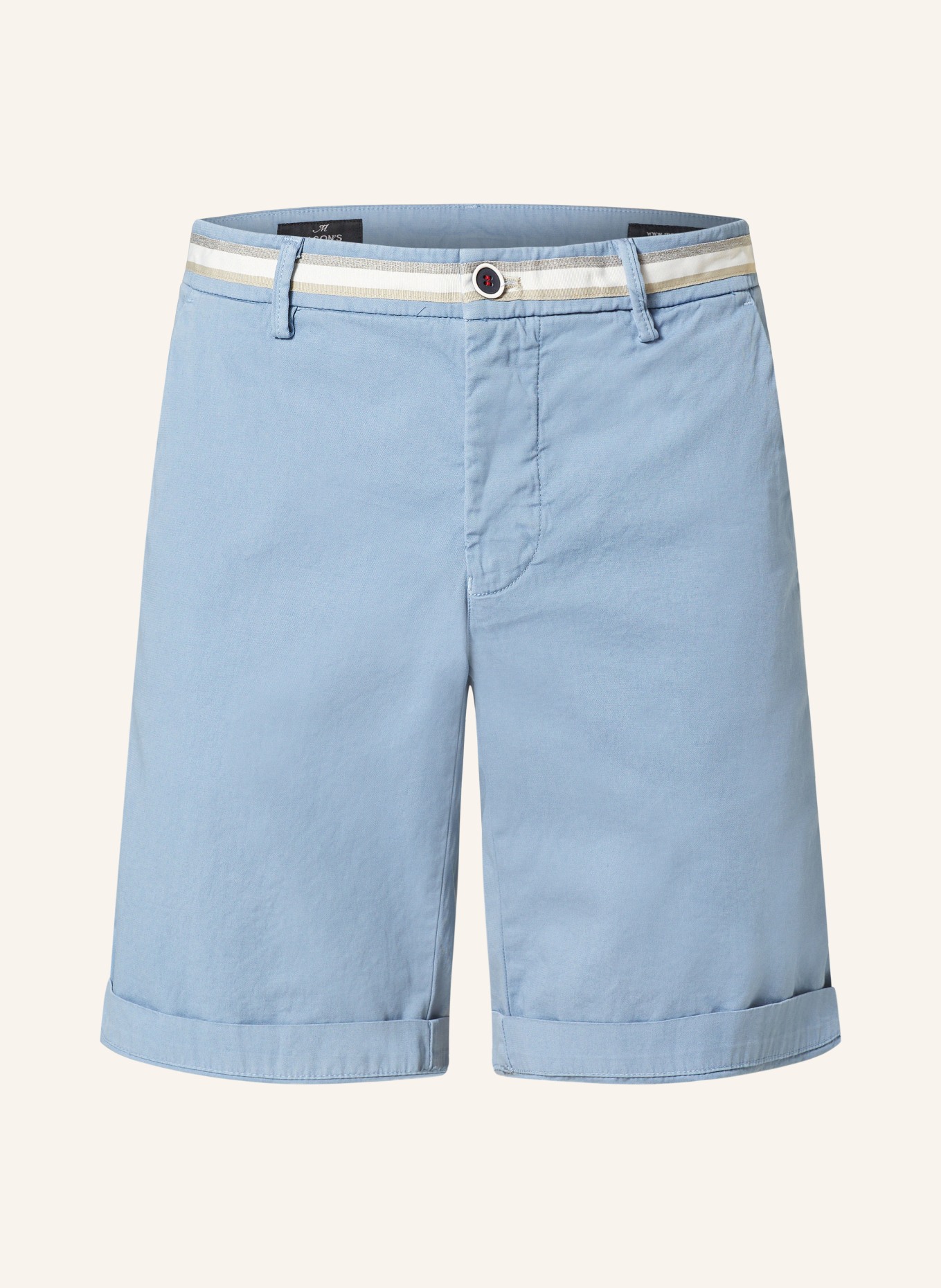 MASON'S Chino shorts TORINO slim fit, Color: LIGHT BLUE (Image 1)