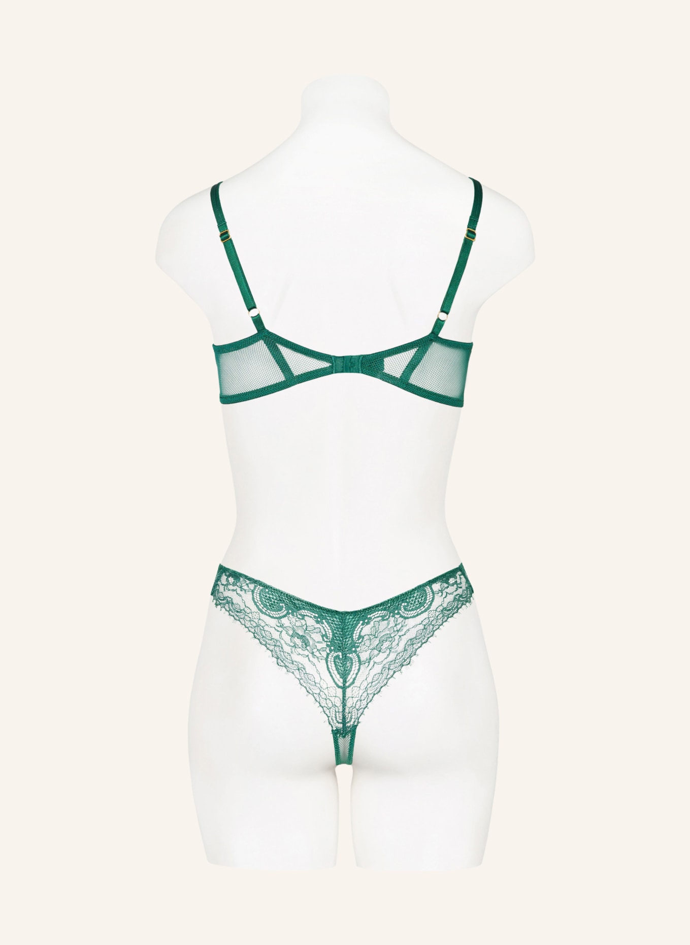 MARIE JO Balconette-BH JUNOO: DUNKELGRÜN