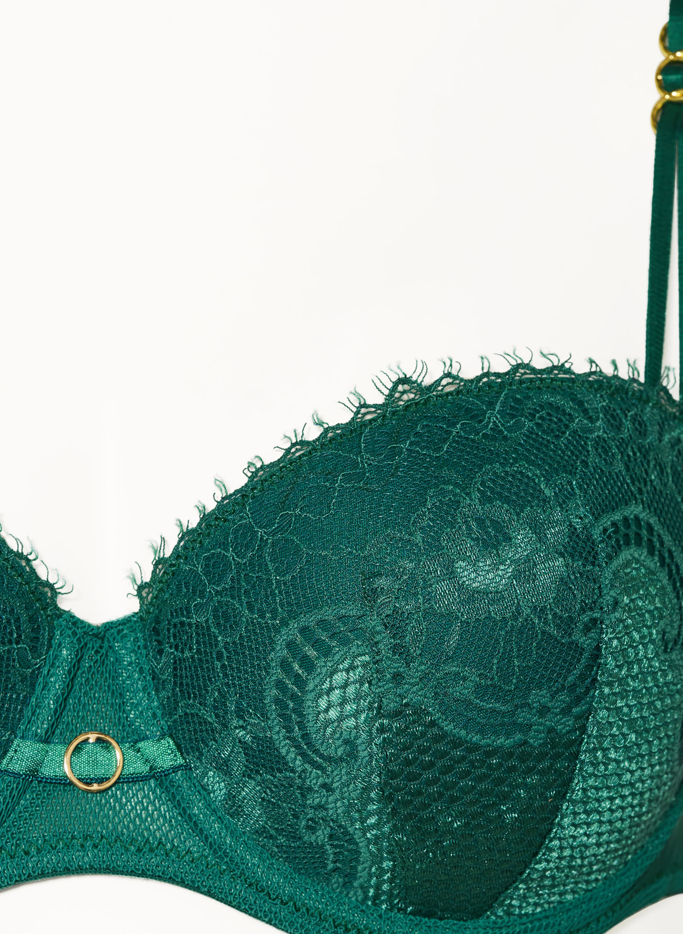 MARIE JO Balconette-BH JUNOO: DUNKELGRÜN