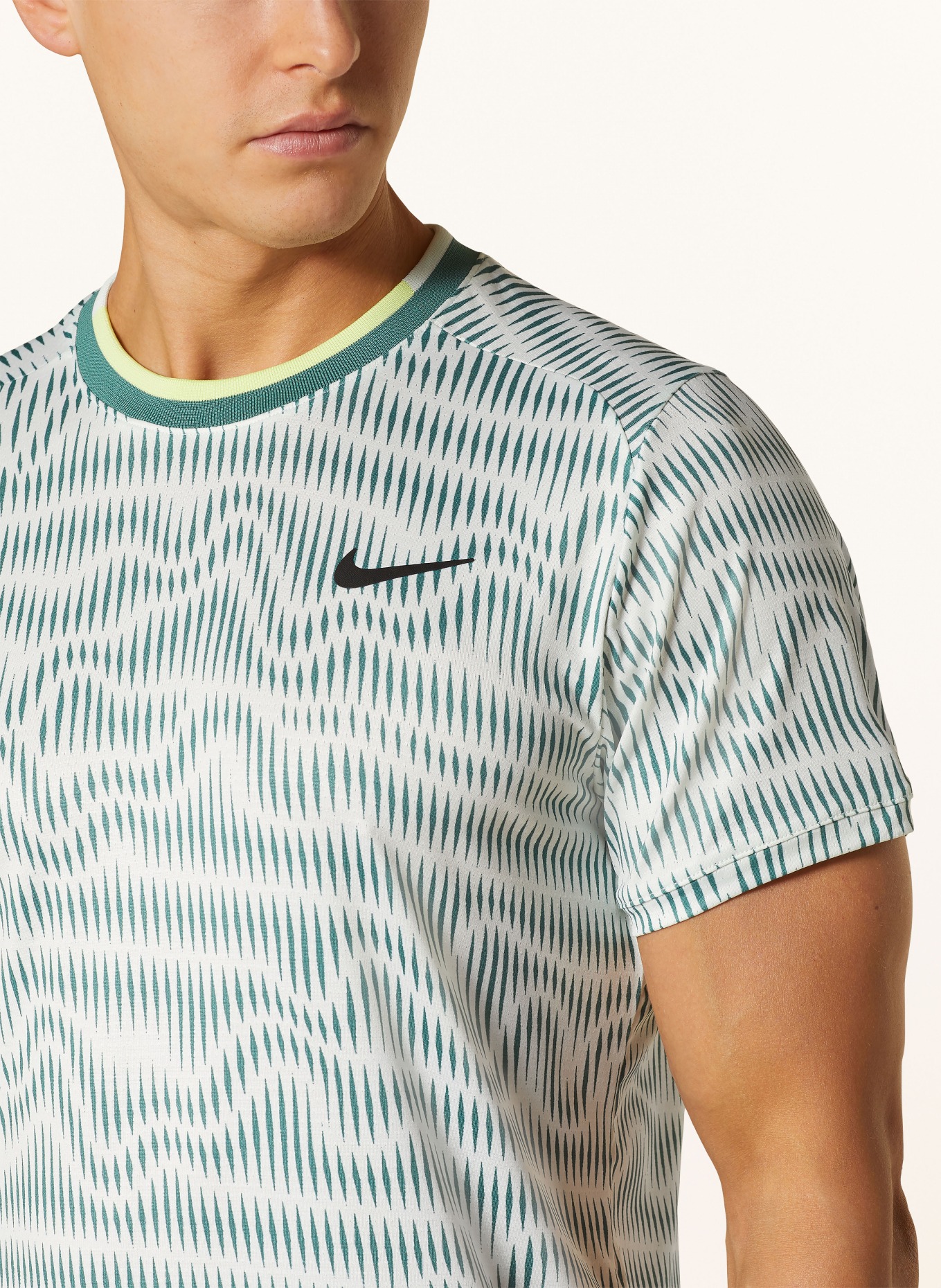 Nike Koszulka do biegania RISE 365, Kolor: ZIELONY/ MIĘTOWY (Obrazek 4)