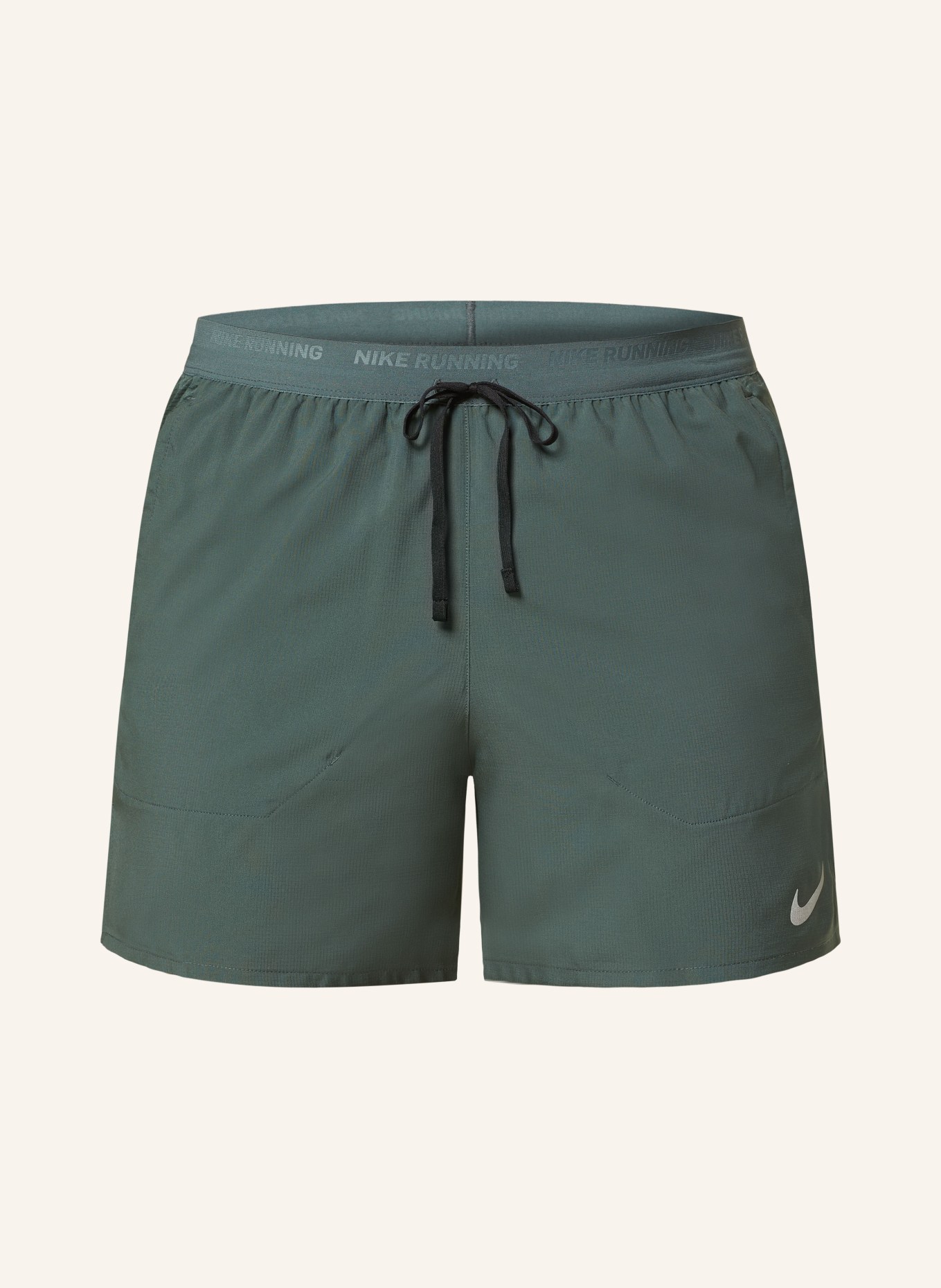 Nike 2-in-1 running shorts STRIDE, Color: DARK GREEN (Image 1)