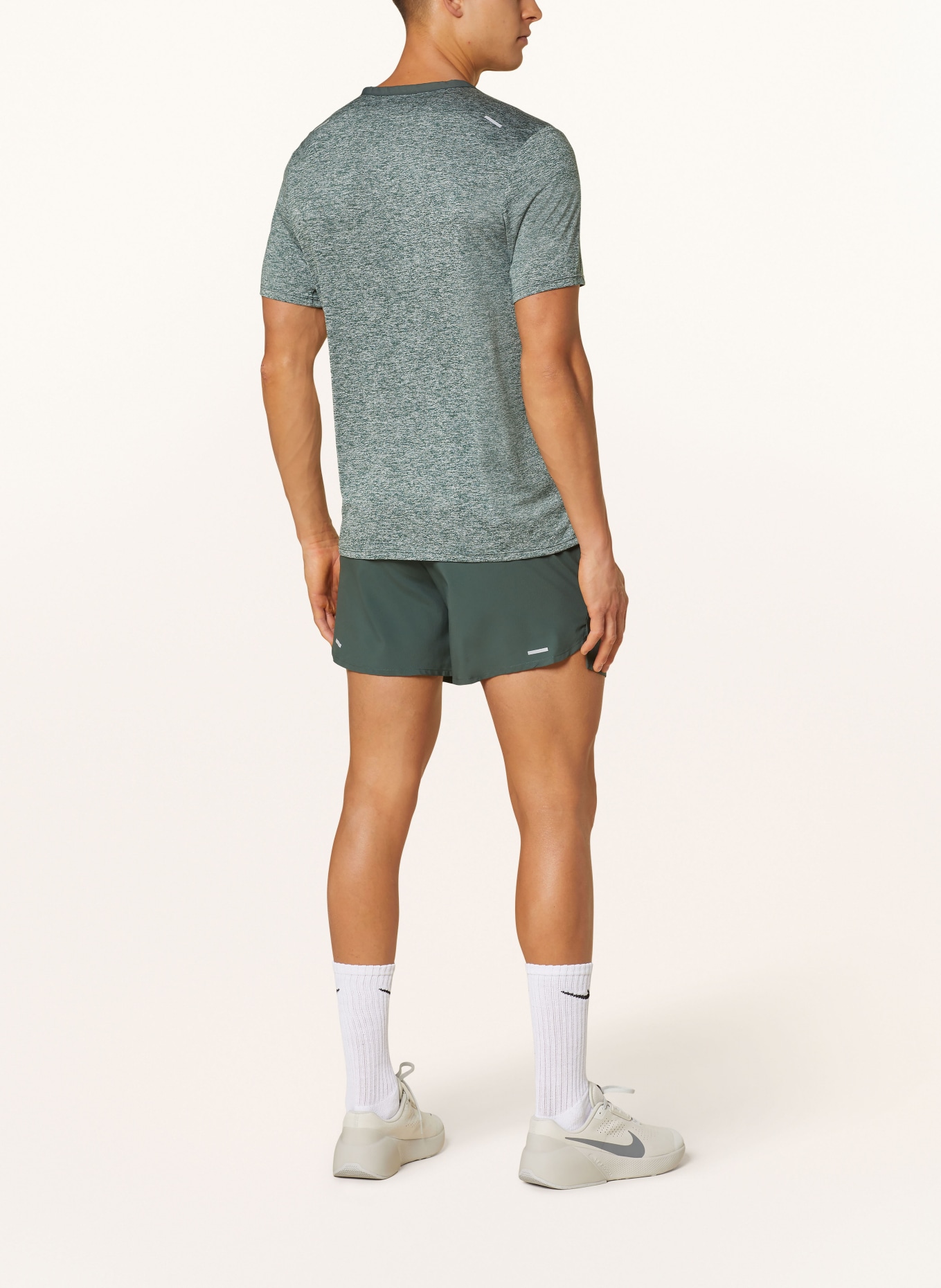 Nike 2-in-1 running shorts STRIDE, Color: DARK GREEN (Image 3)