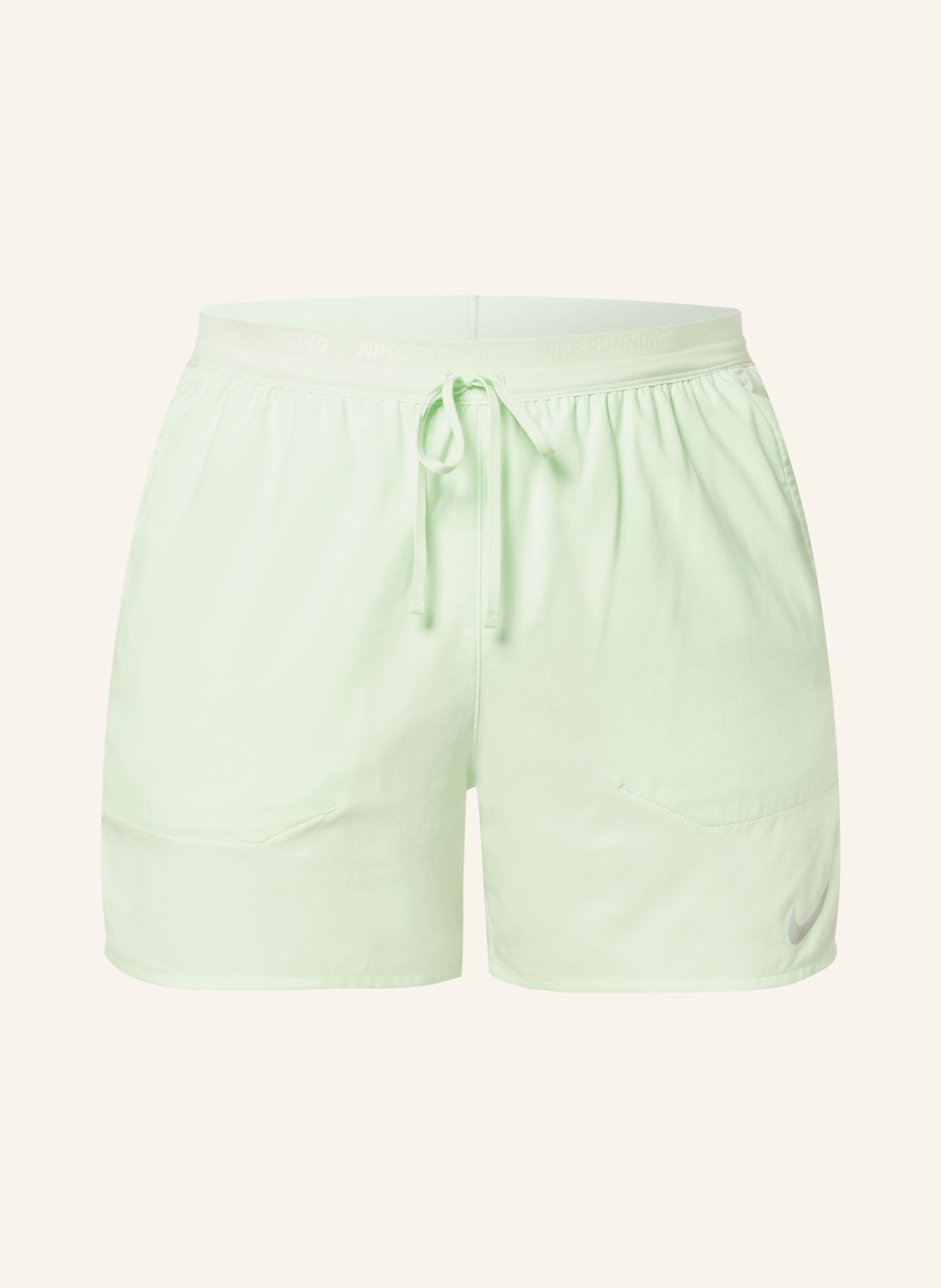 Nike 2-in-1 running shorts STRIDE, Color: LIGHT GREEN (Image 1)