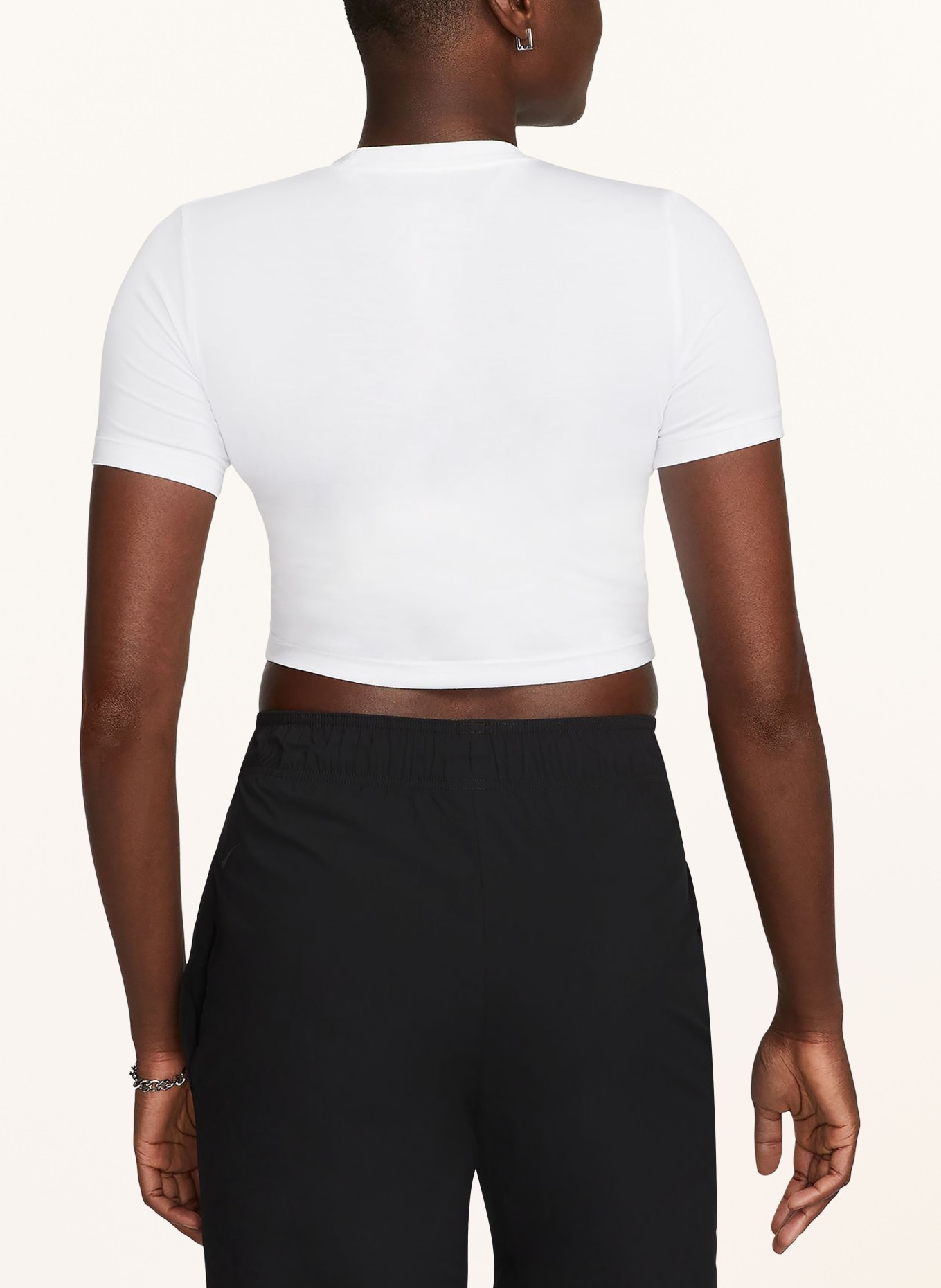 Nike Cropped tričko, Barva: BÍLÁ (Obrázek 3)