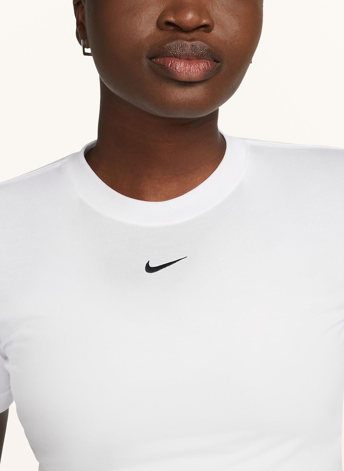 Nike Cropped-Shirt, Farbe: WEISS (Bild 4)