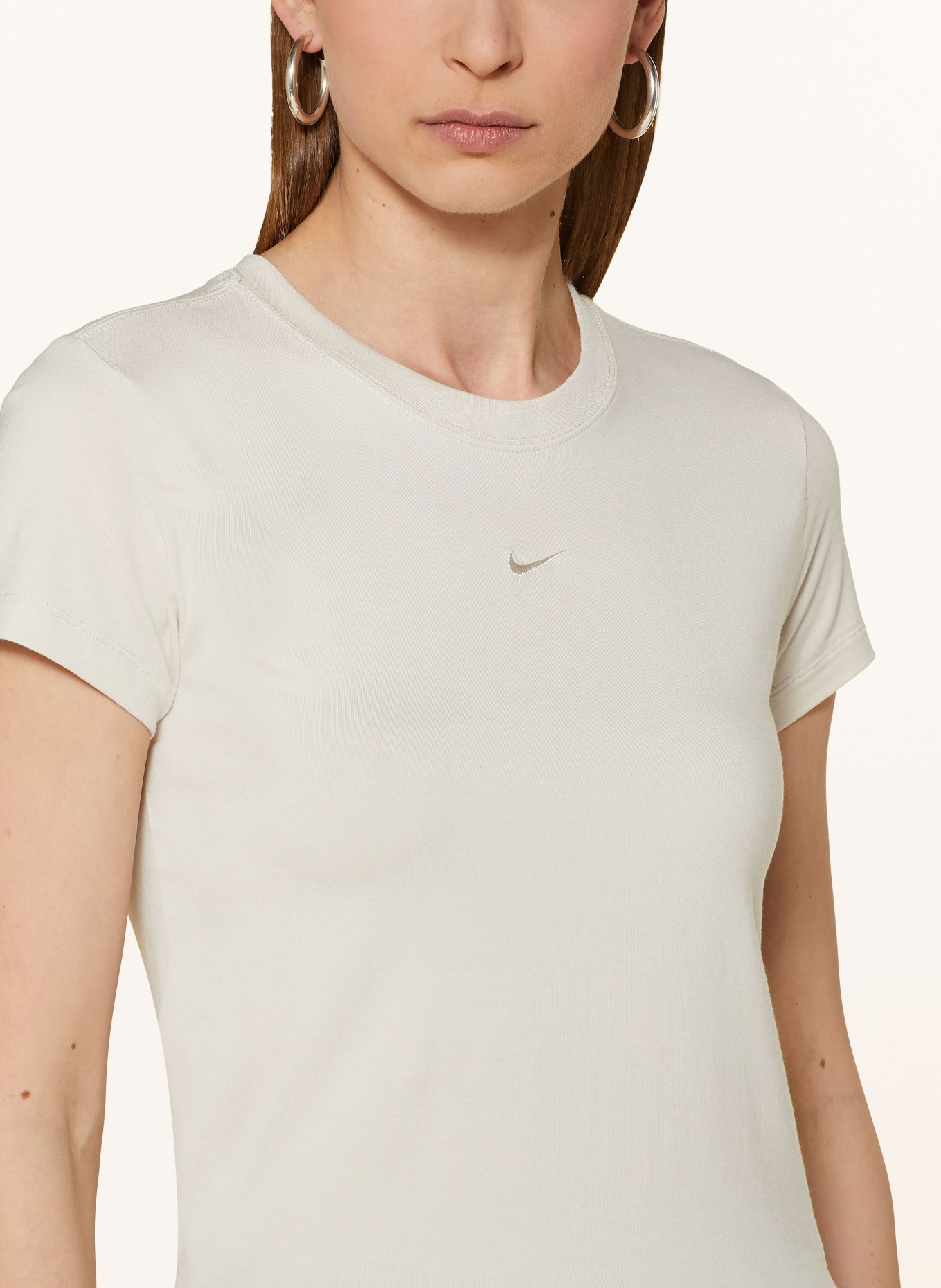 Nike T-shirt CHILL KNIT, Color: BEIGE (Image 4)