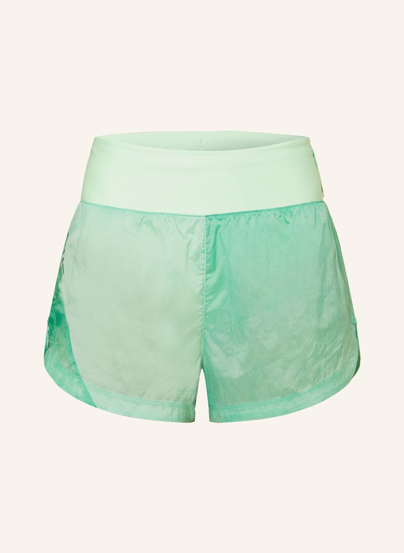 Nike 2-in-1 running shorts, Color: LIGHT GREEN/ GREEN (Image 1)