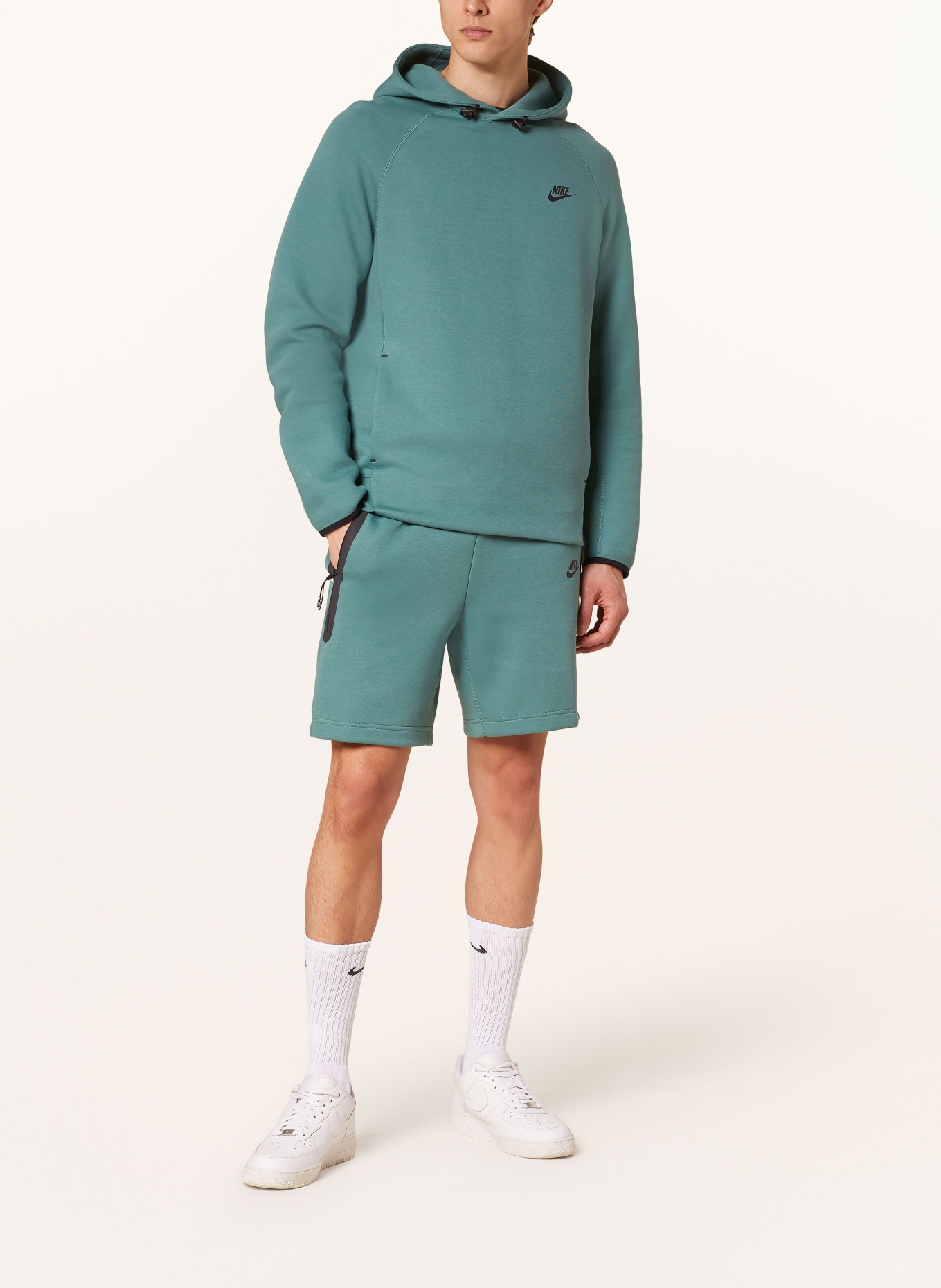Nike Mikina s kapucí, Barva: ZELENÁ (Obrázek 2)