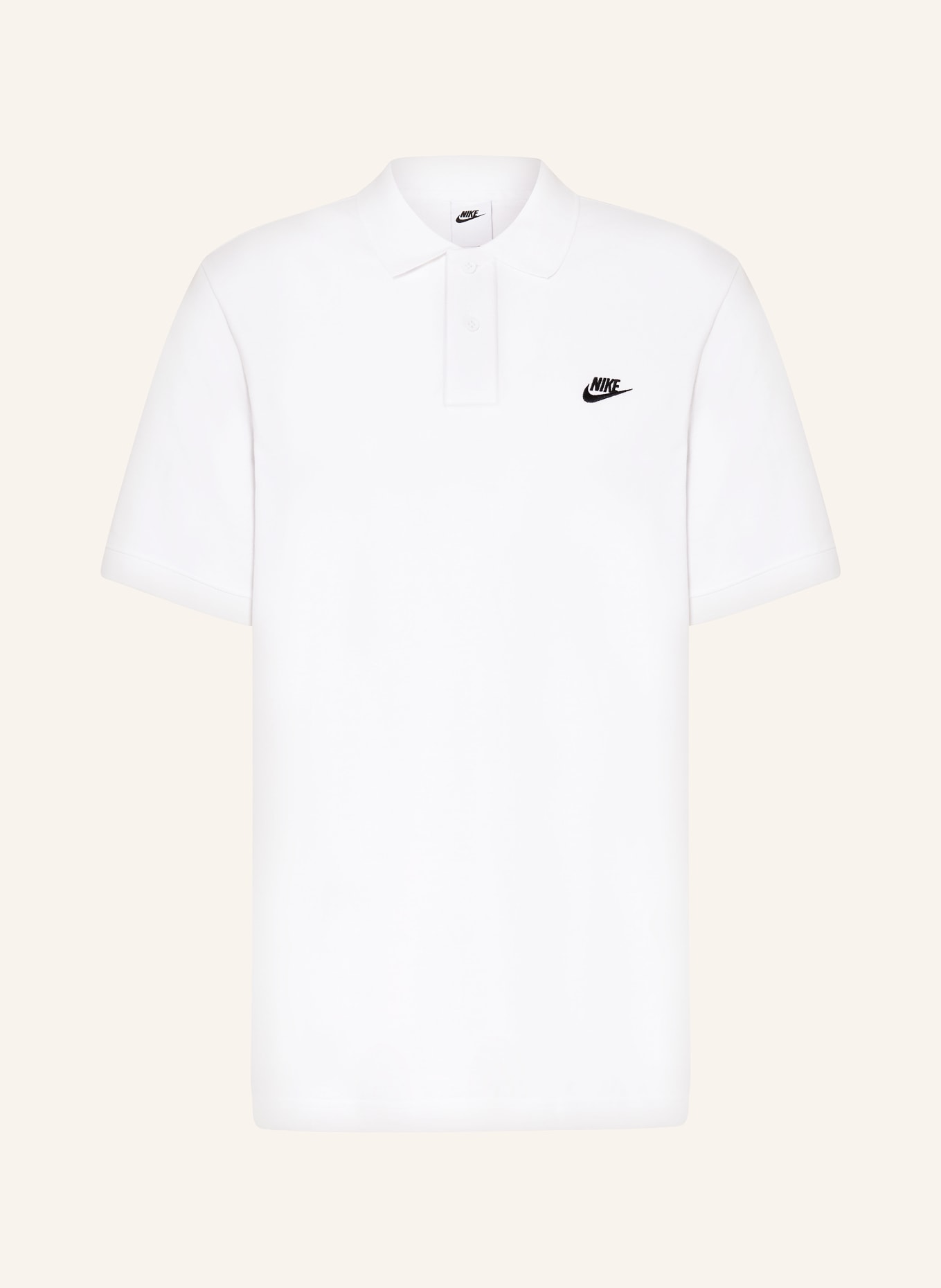 Nike Piqué-Poloshirt, Farbe: WEISS (Bild 1)