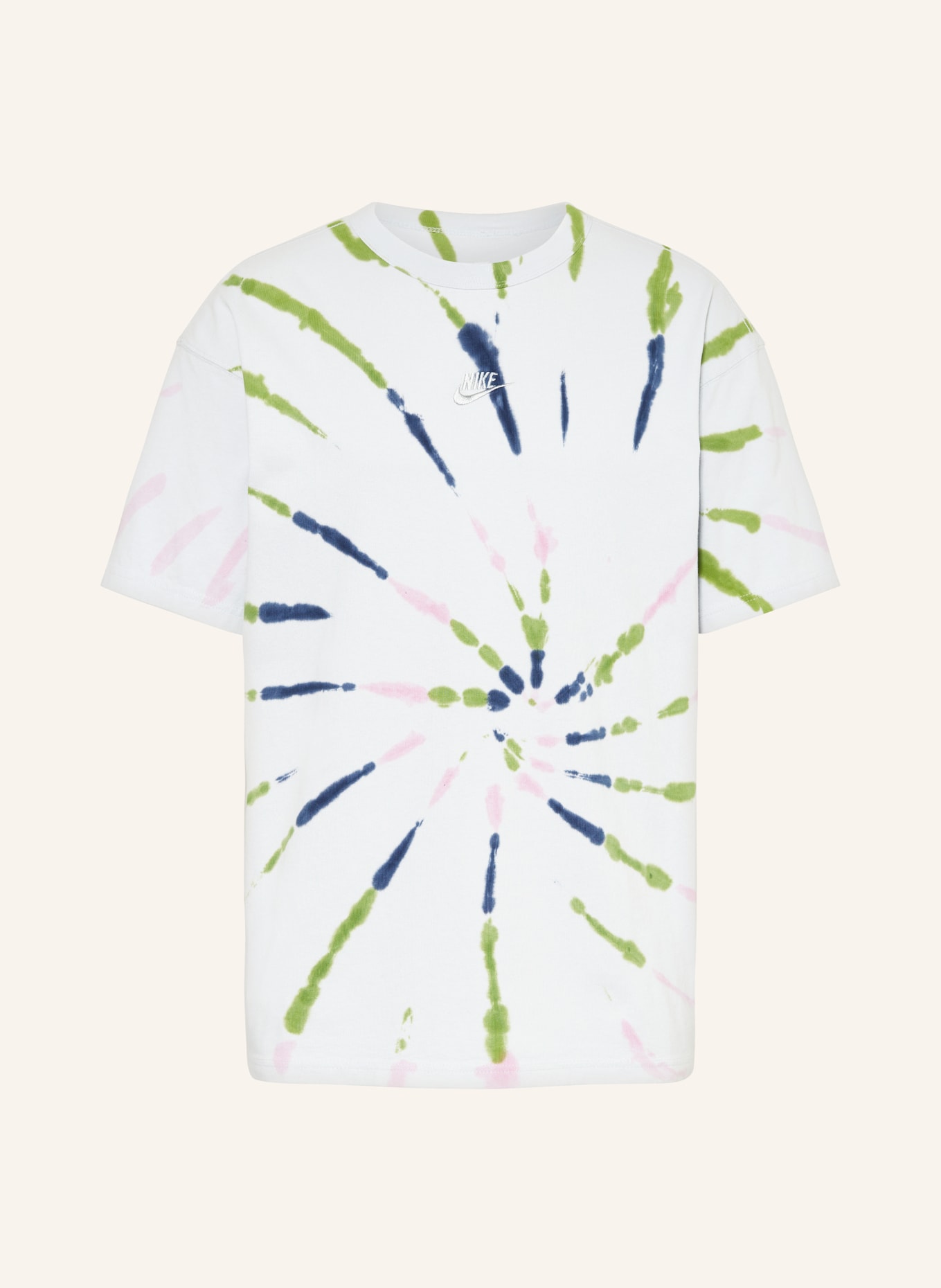 Nike T-shirt PREMIUM ESSENTIALS, Color: LIGHT GRAY/ BLUE/ GREEN (Image 1)