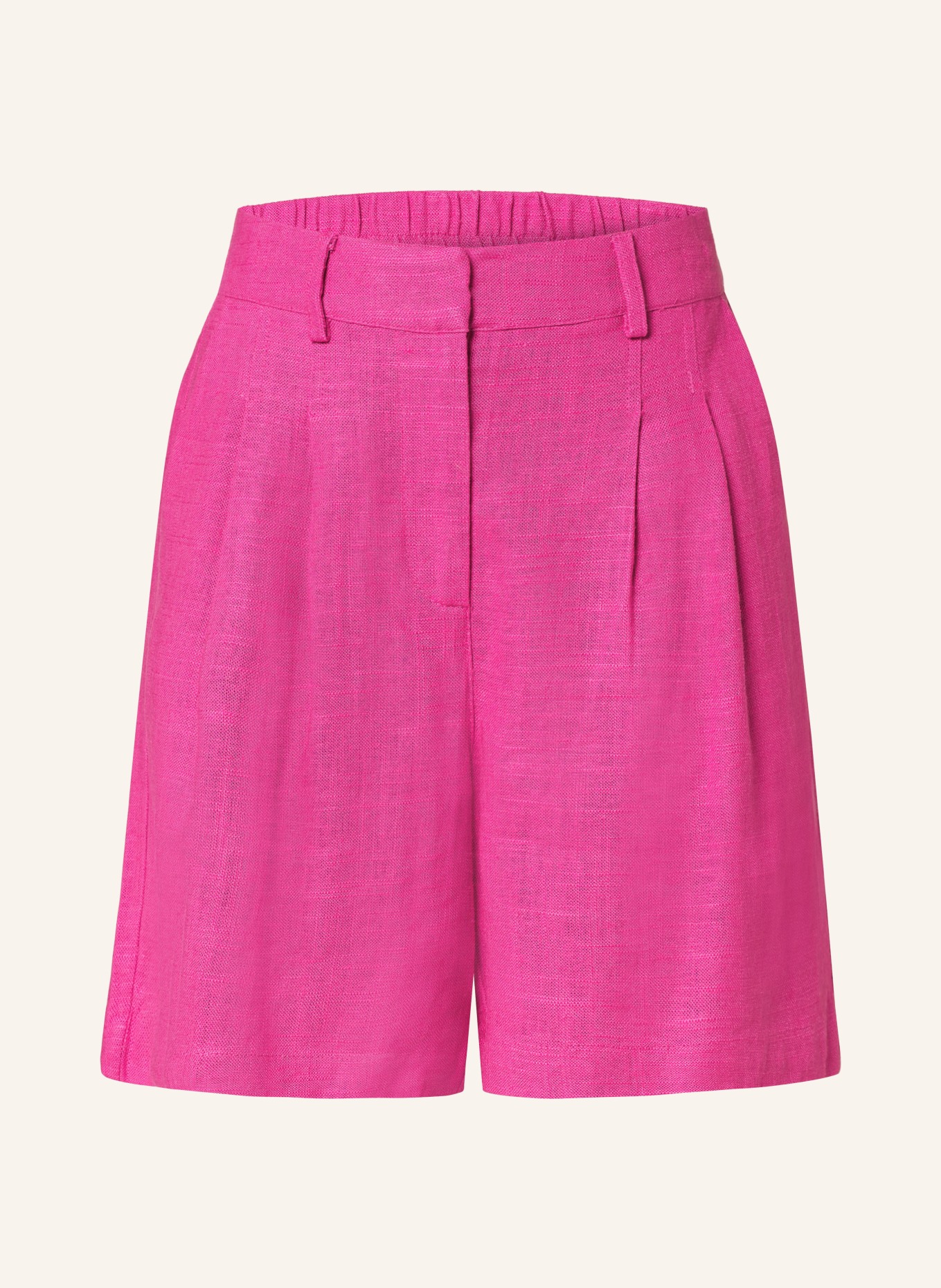 Y.A.S. Shorts with linen, Color: PINK (Image 1)
