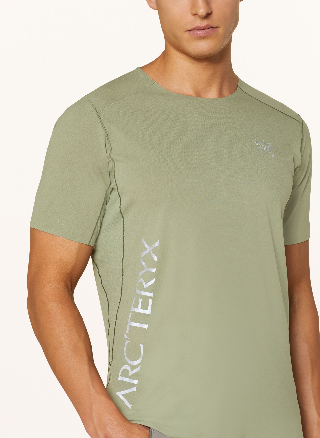 ARC'TERYX T-shirt NORVAN, Kolor: JASNOZIELONY (Obrazek 4)