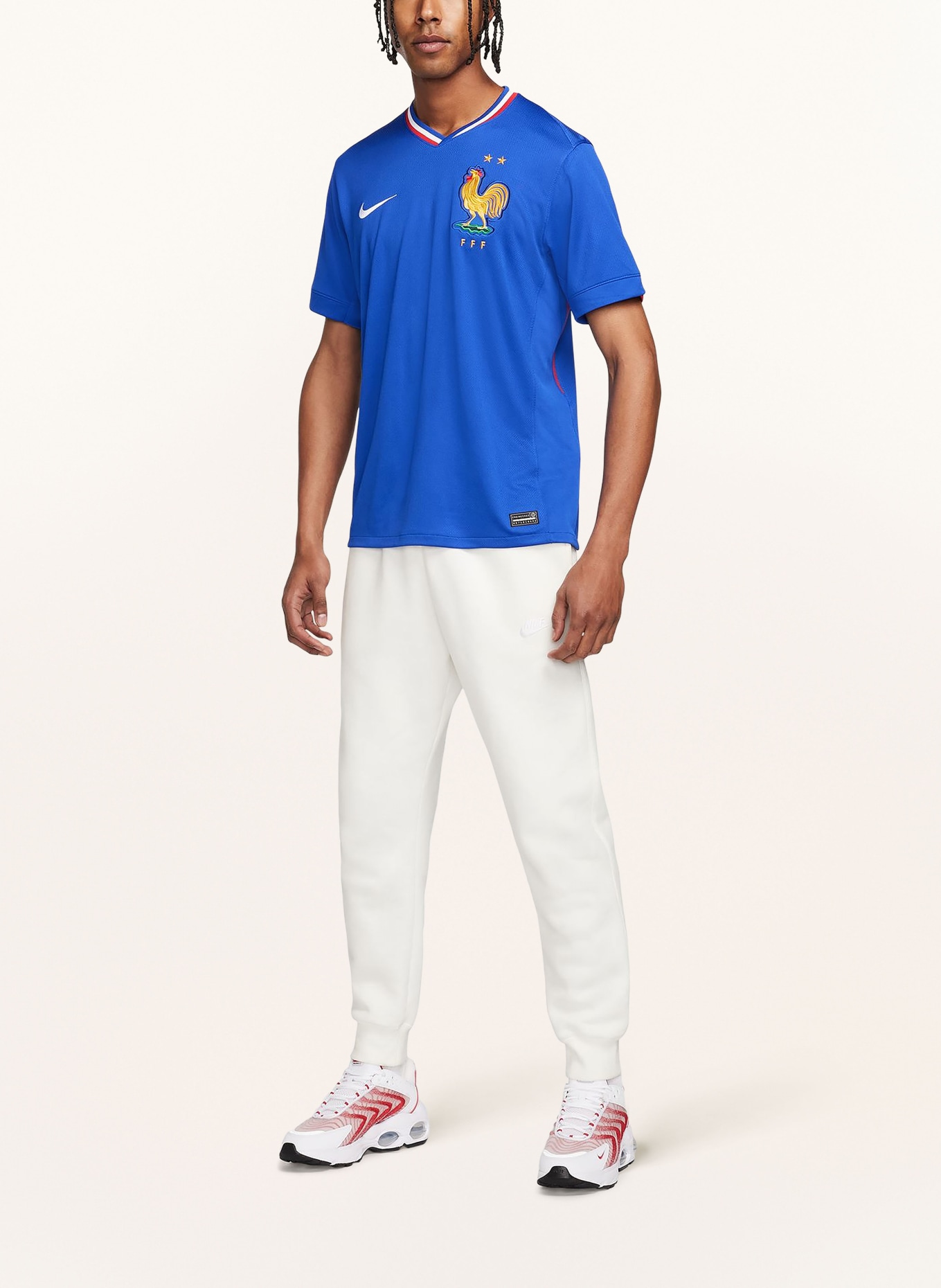 Nike Home jersey France 2024 for men, Color: DARK BLUE/ DARK YELLOW (Image 2)