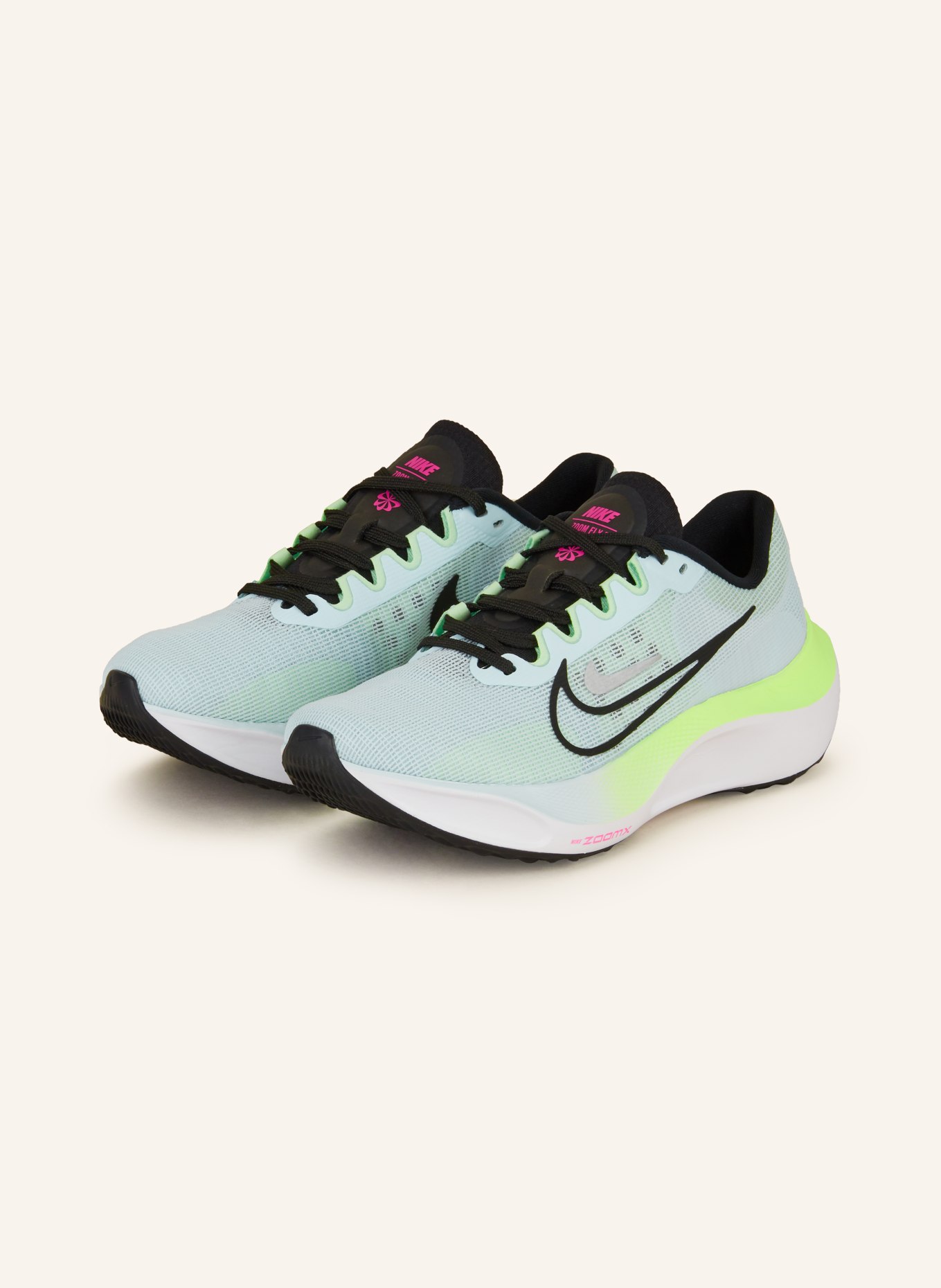Nike Laufschuhe ZOOM FLY 5, Farbe: MINT/ SCHWARZ (Bild 1)
