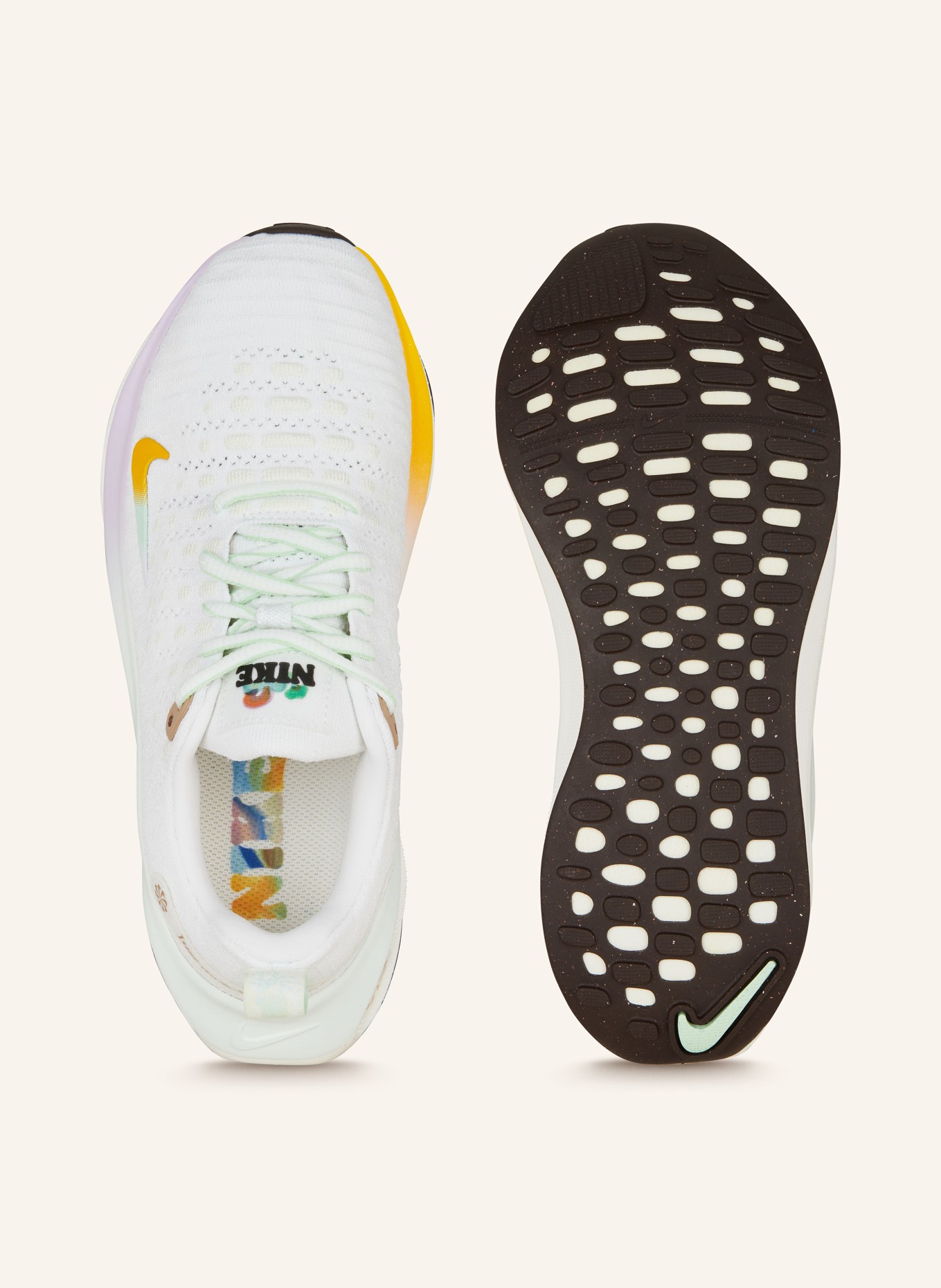 Nike Laufschuhe REACTX INFINITY RUN 4, Farbe: WEISS/ MINT/ HELLLILA (Bild 5)