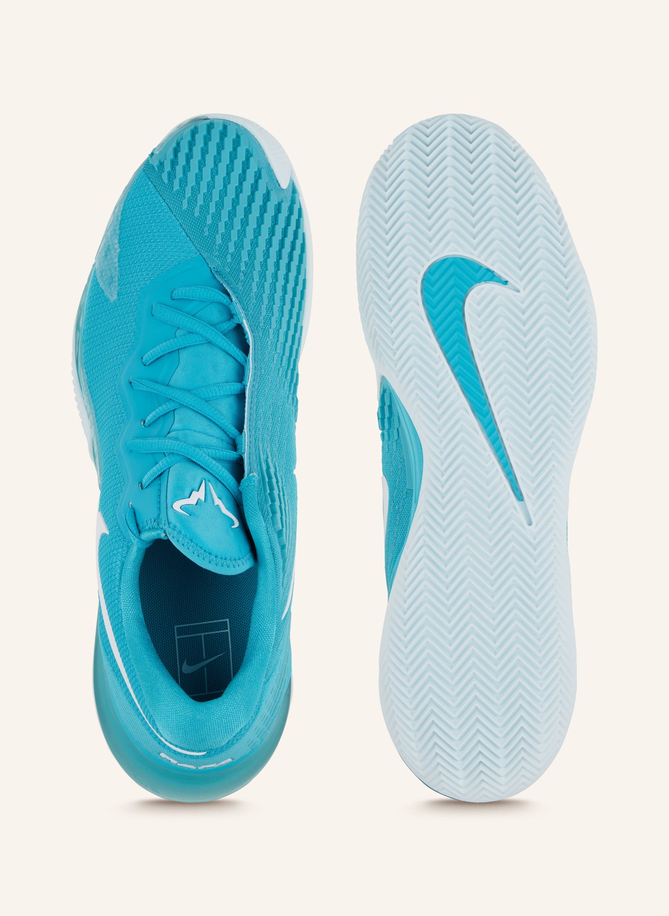 Nike Tennisschuhe COURT AIR ZOOM VAPOR CAGE 4 RAFA, Farbe: TÜRKIS (Bild 5)