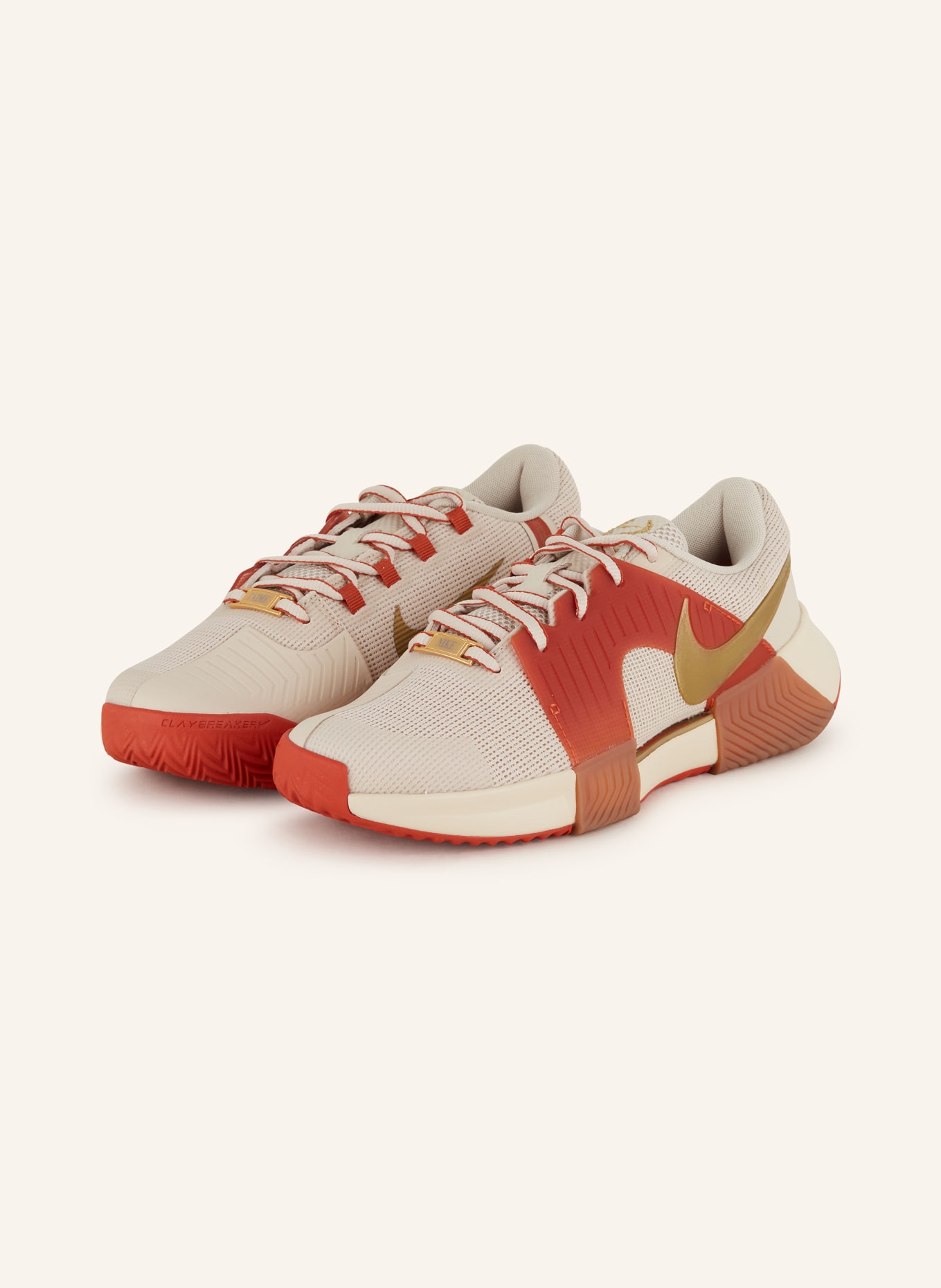 Nike Tennis shoes ZOOM GP CHALLENGE 1 PREMIUM, Color: LIGHT BROWN/ RED (Image 1)