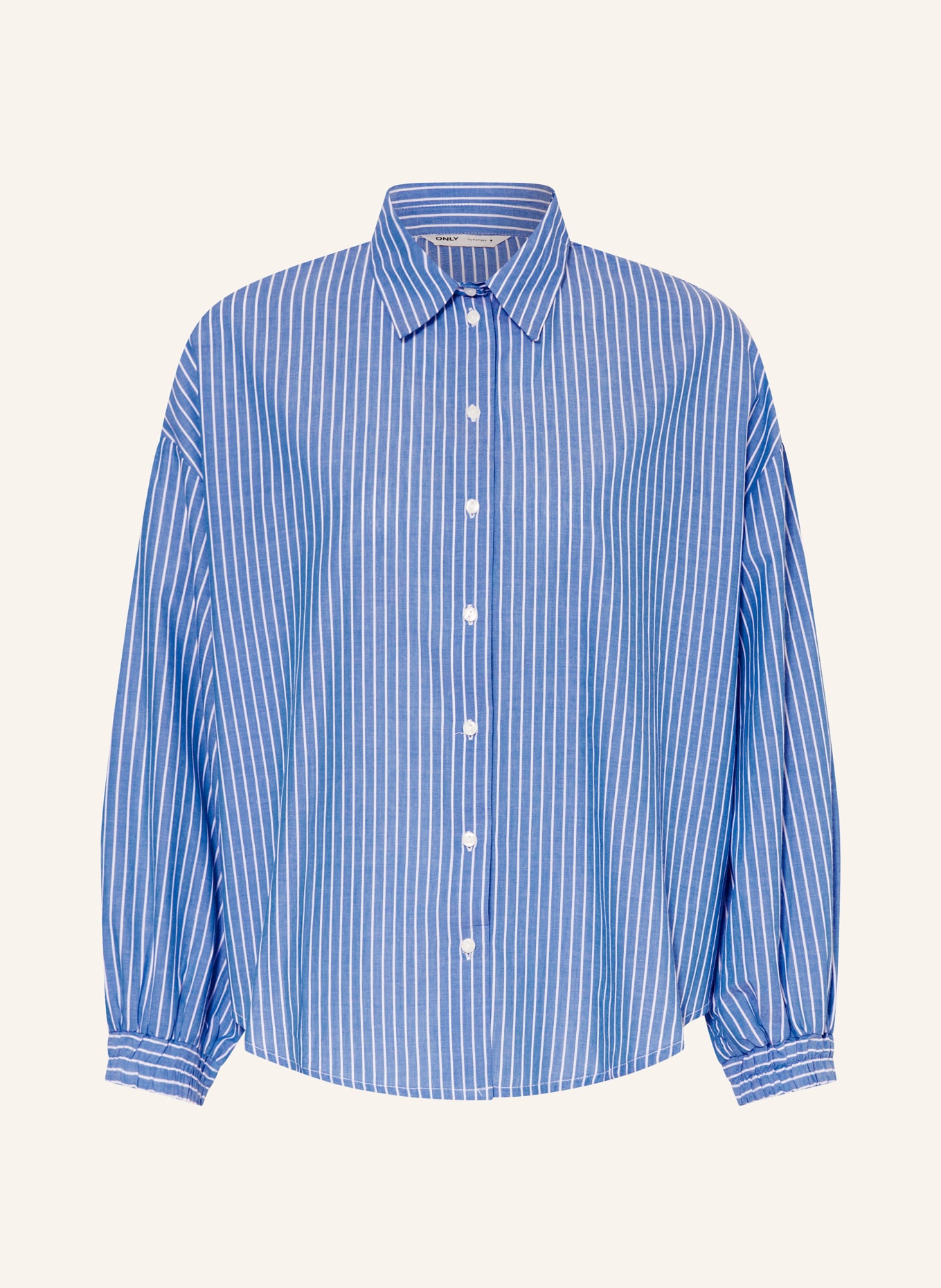 ONLY Shirt blouse, Color: BLUE/ WHITE (Image 1)