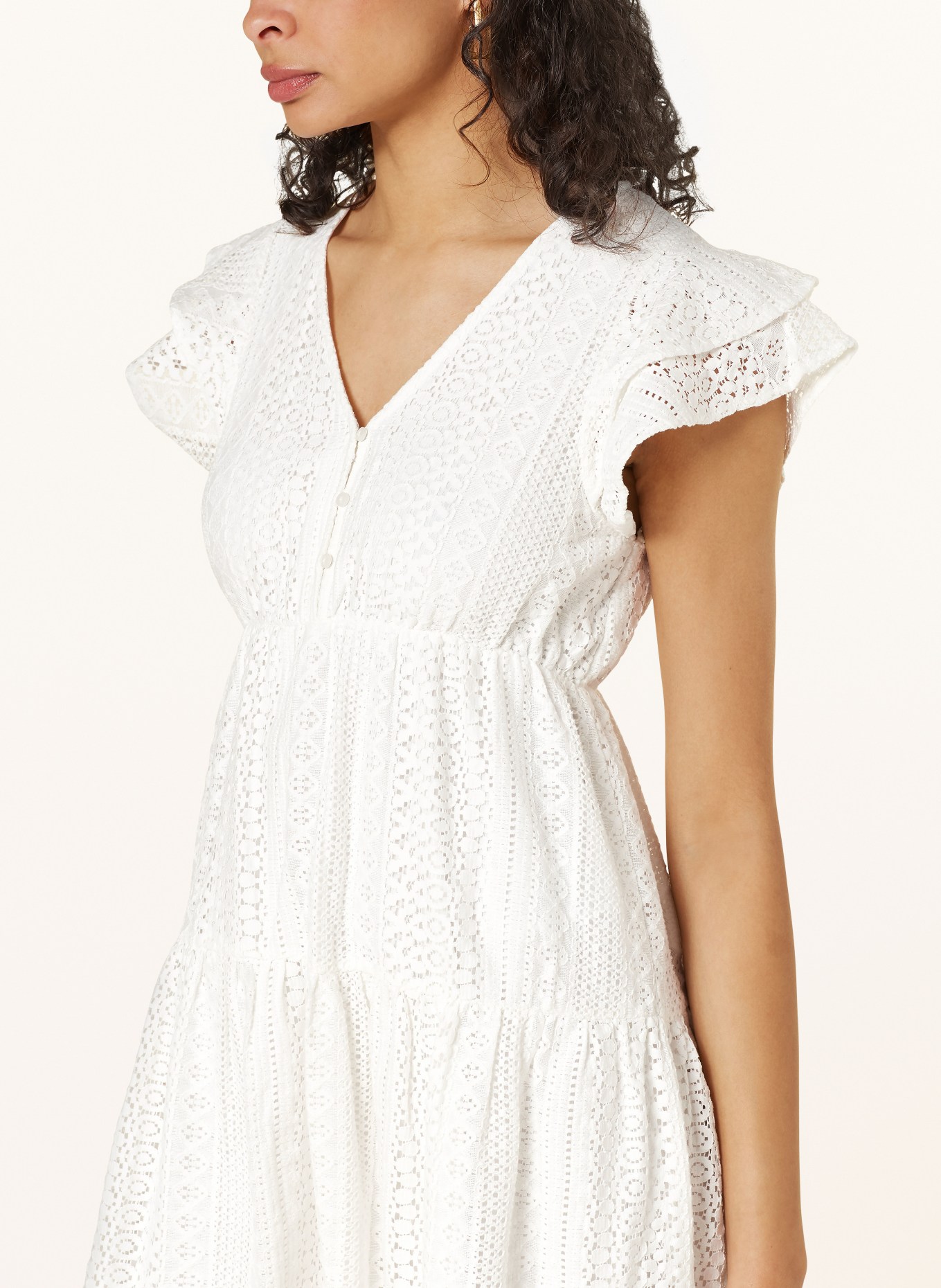 ONLY Lace dress, Color: WHITE (Image 4)