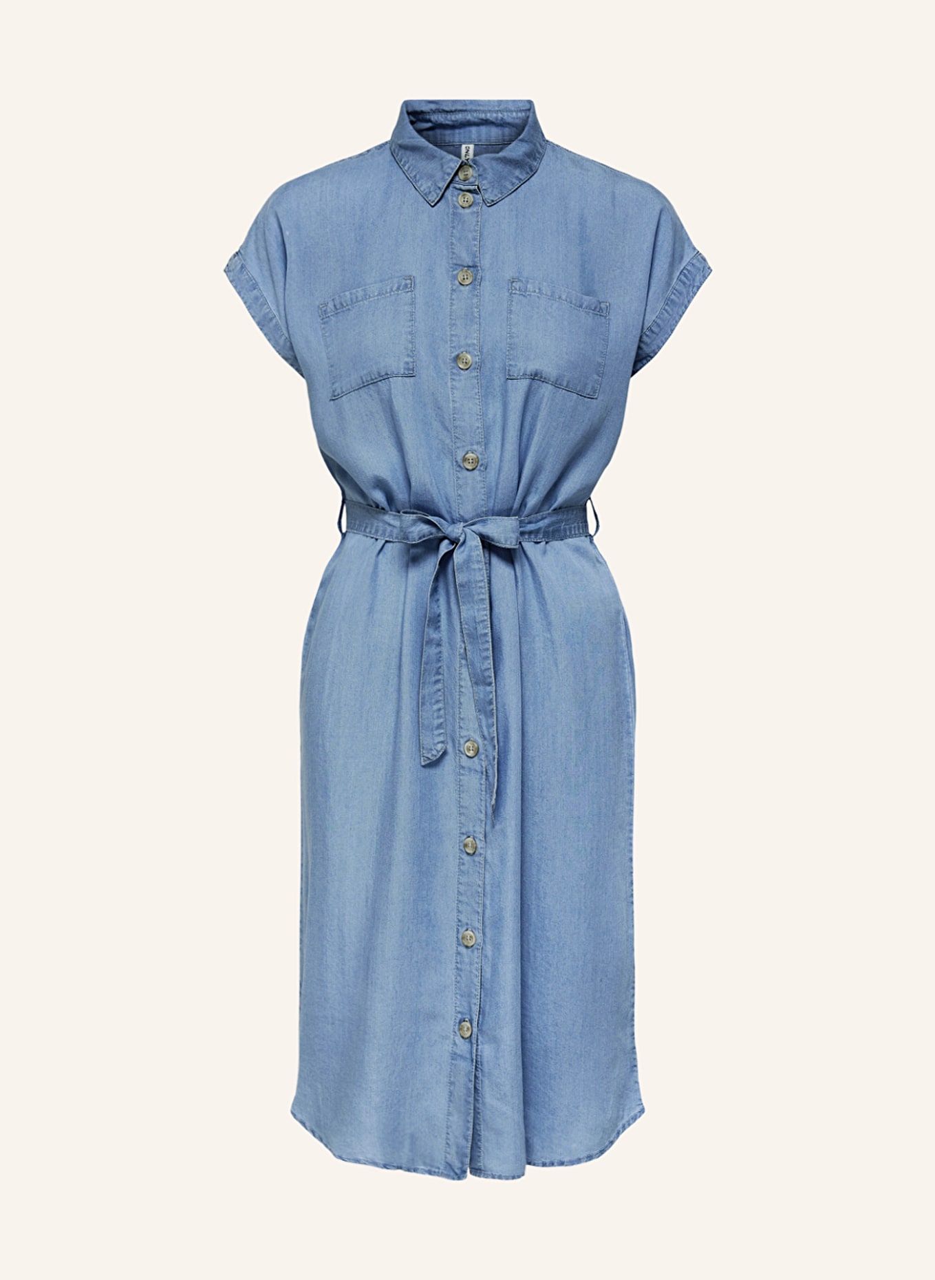 ONLY Shirt dress in denim look, Color: BLUE (Image 1)