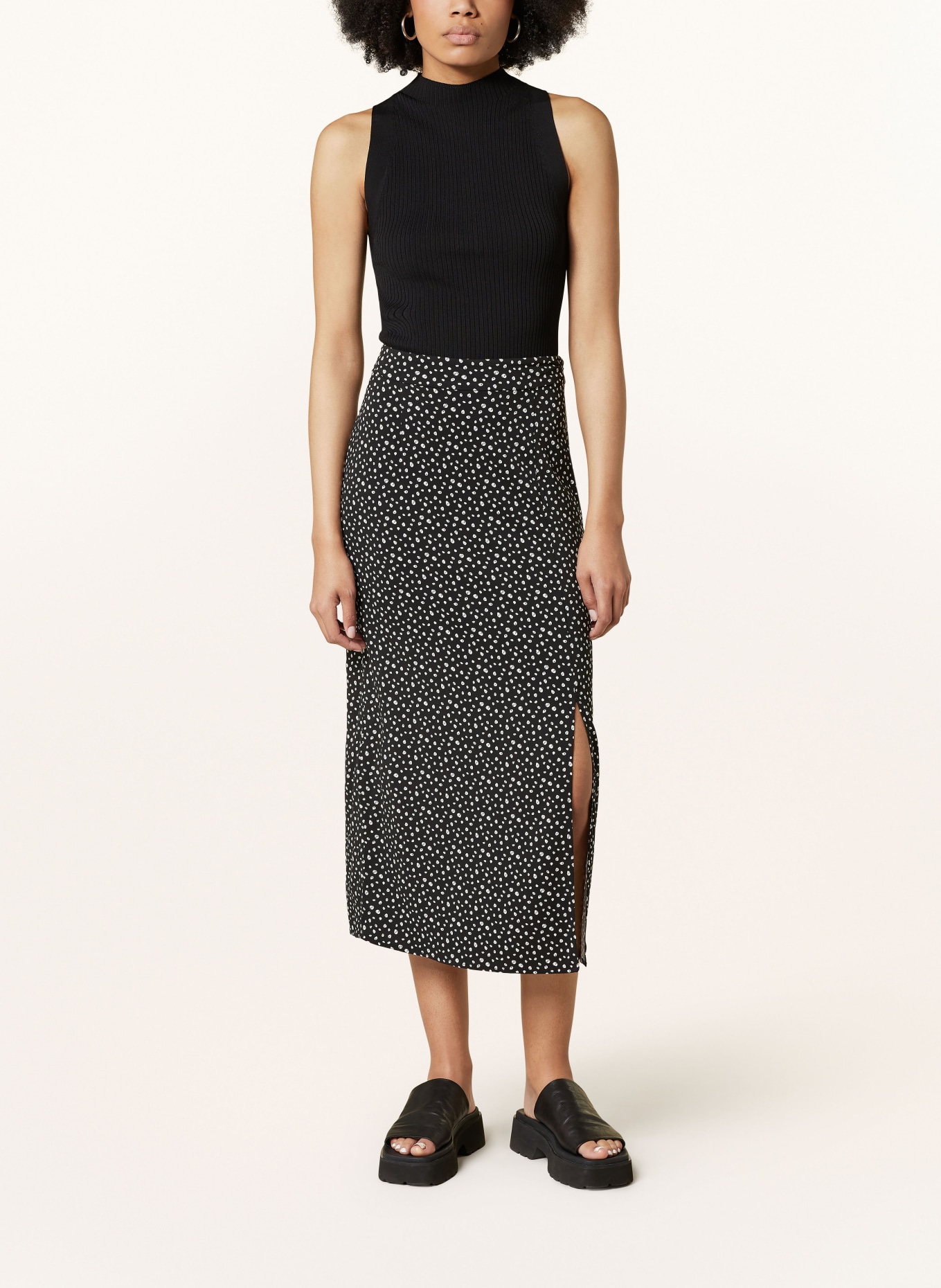 ONLY Skirt, Color: BLACK/ WHITE (Image 2)