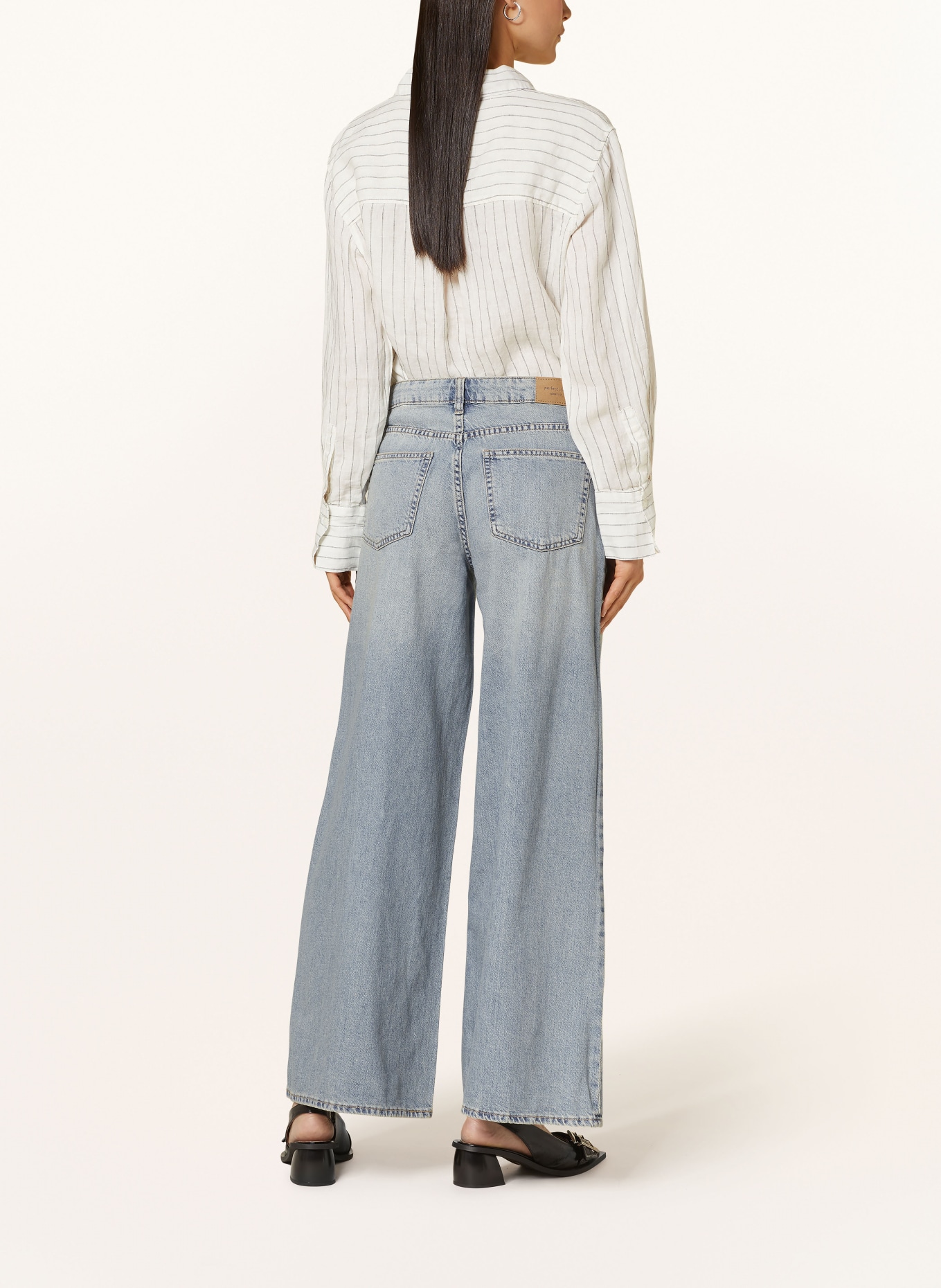 gina tricot Jeansy flare: 5326 Dusty blue