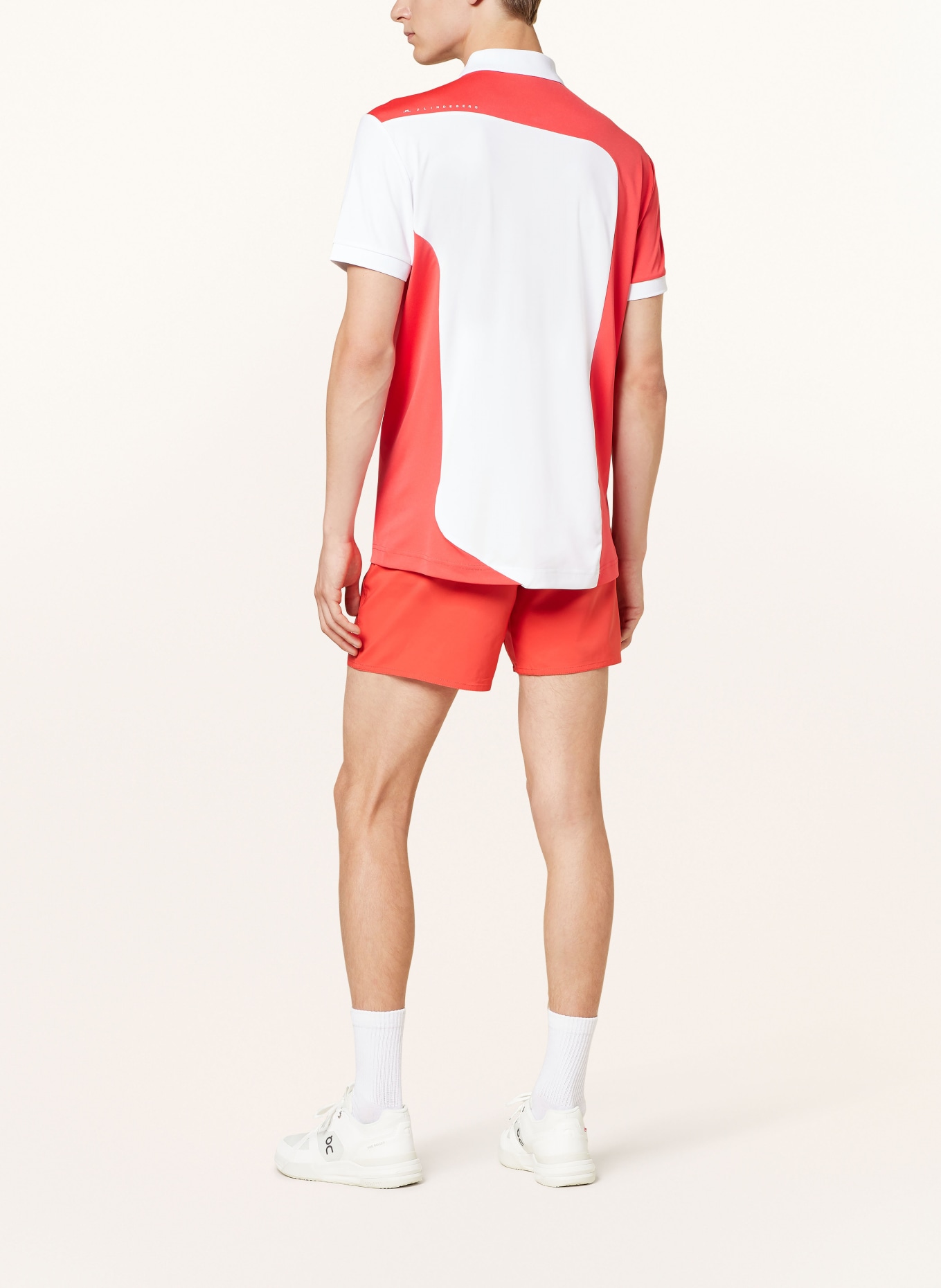 J.LINDEBERG Tennisshorts, Farbe: ROT (Bild 3)