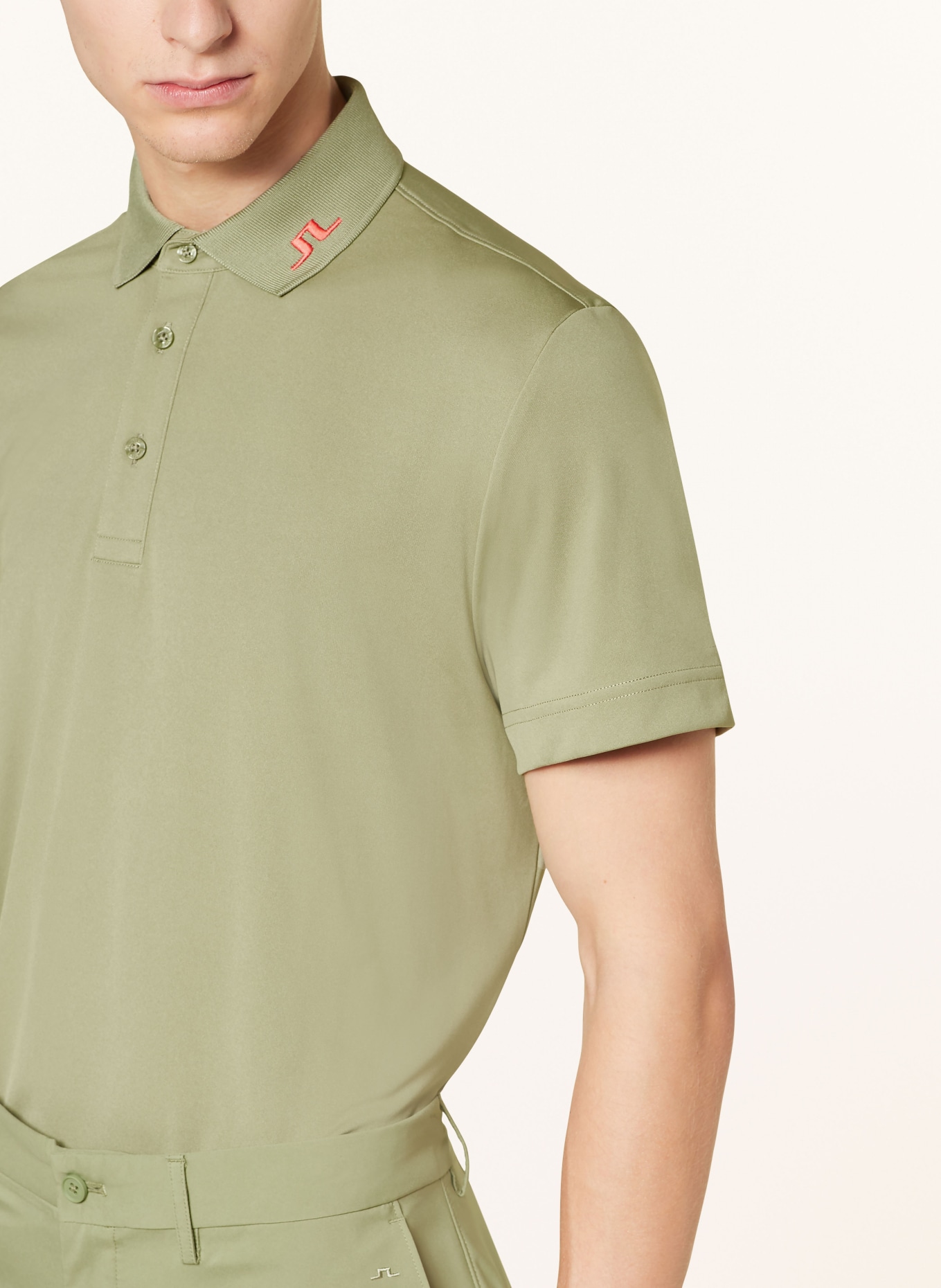 J.LINDEBERG Performance polo shirt, Color: OLIVE (Image 4)