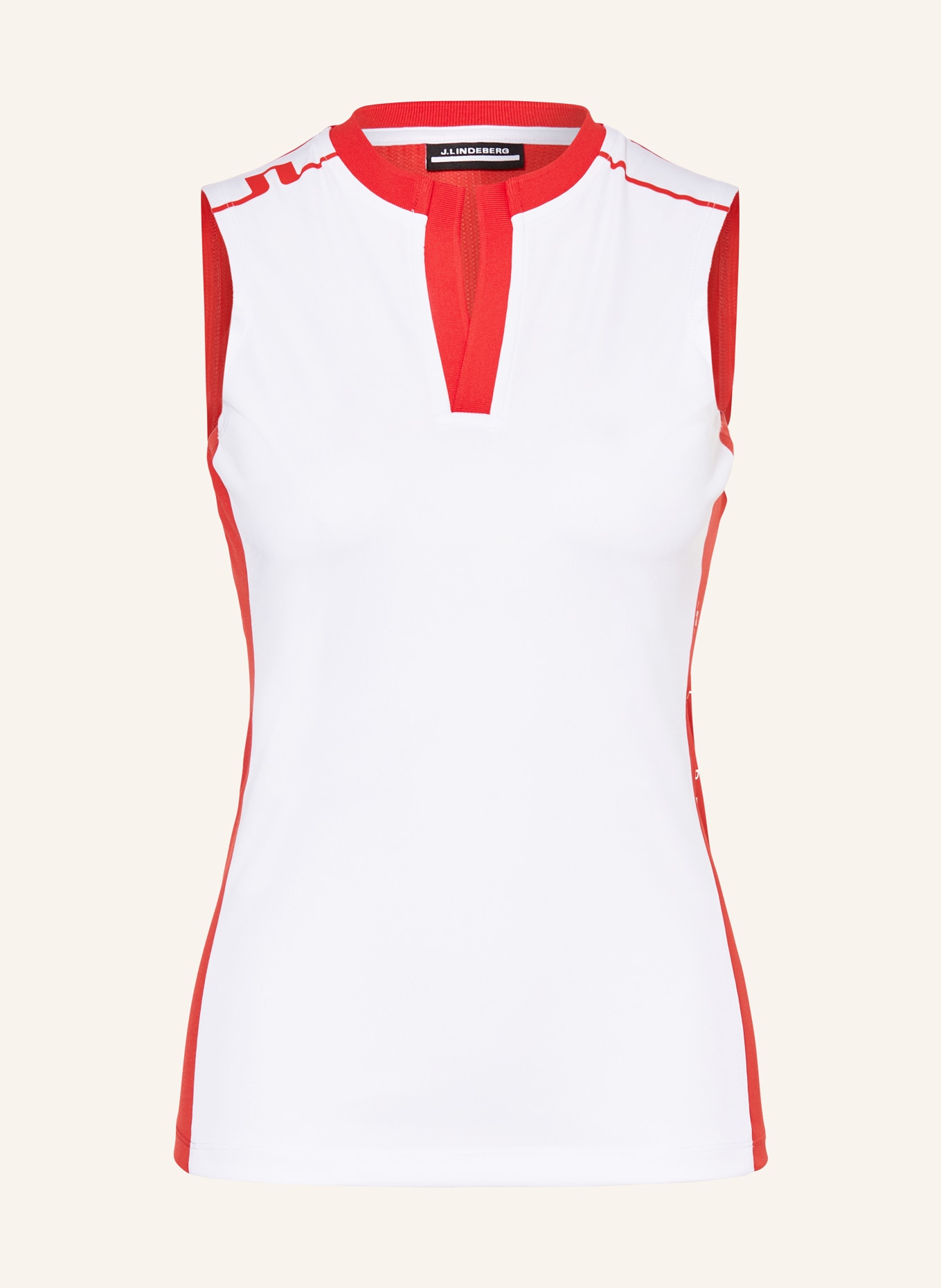 J.LINDEBERG Tanktop, Farbe: WEISS/ LACHS (Bild 1)