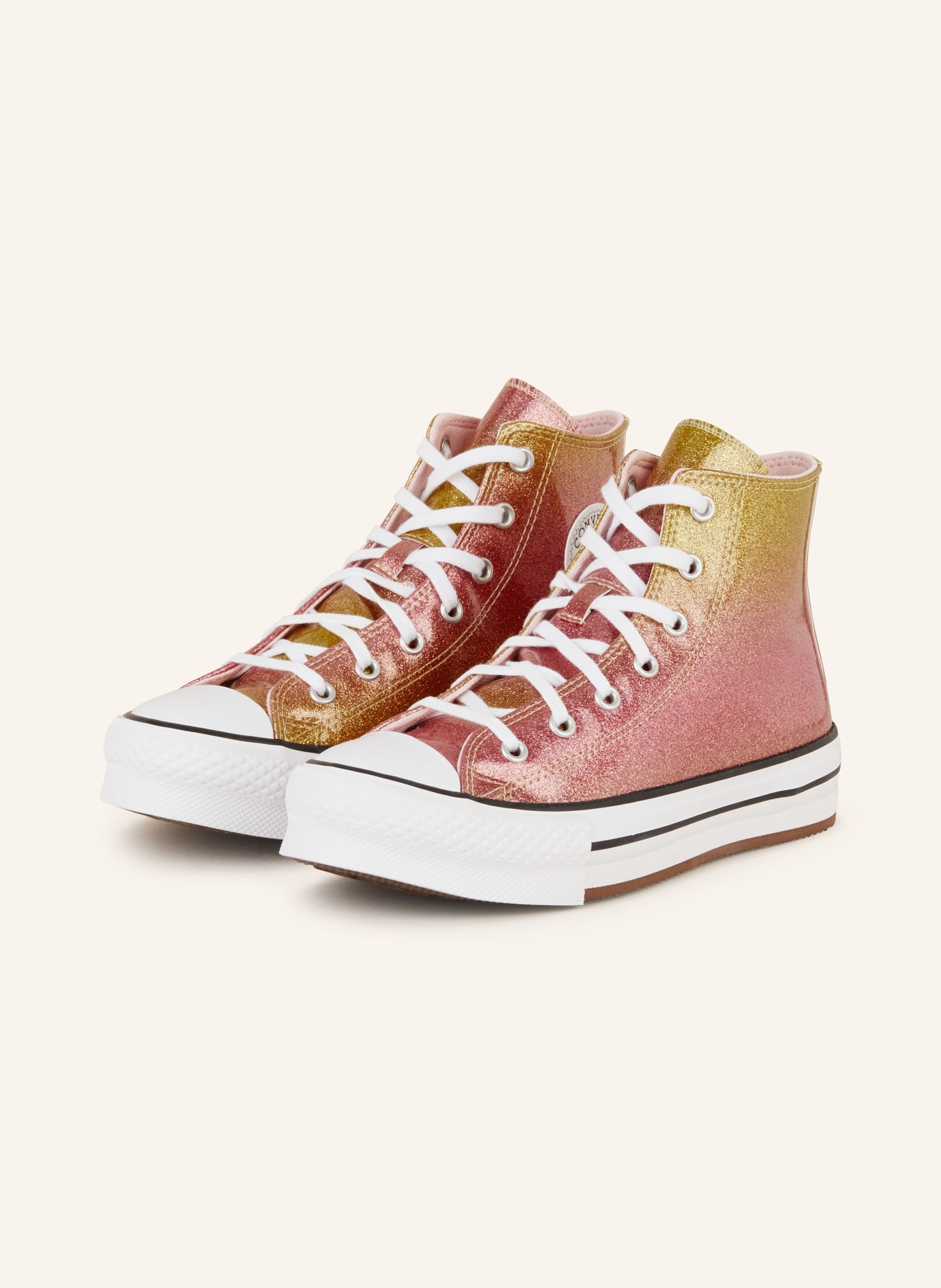 CONVERSE Hightop-Sneaker CHUCK TAYLOR ALL STAR, Farbe: PINK/ GOLD (Bild 1)