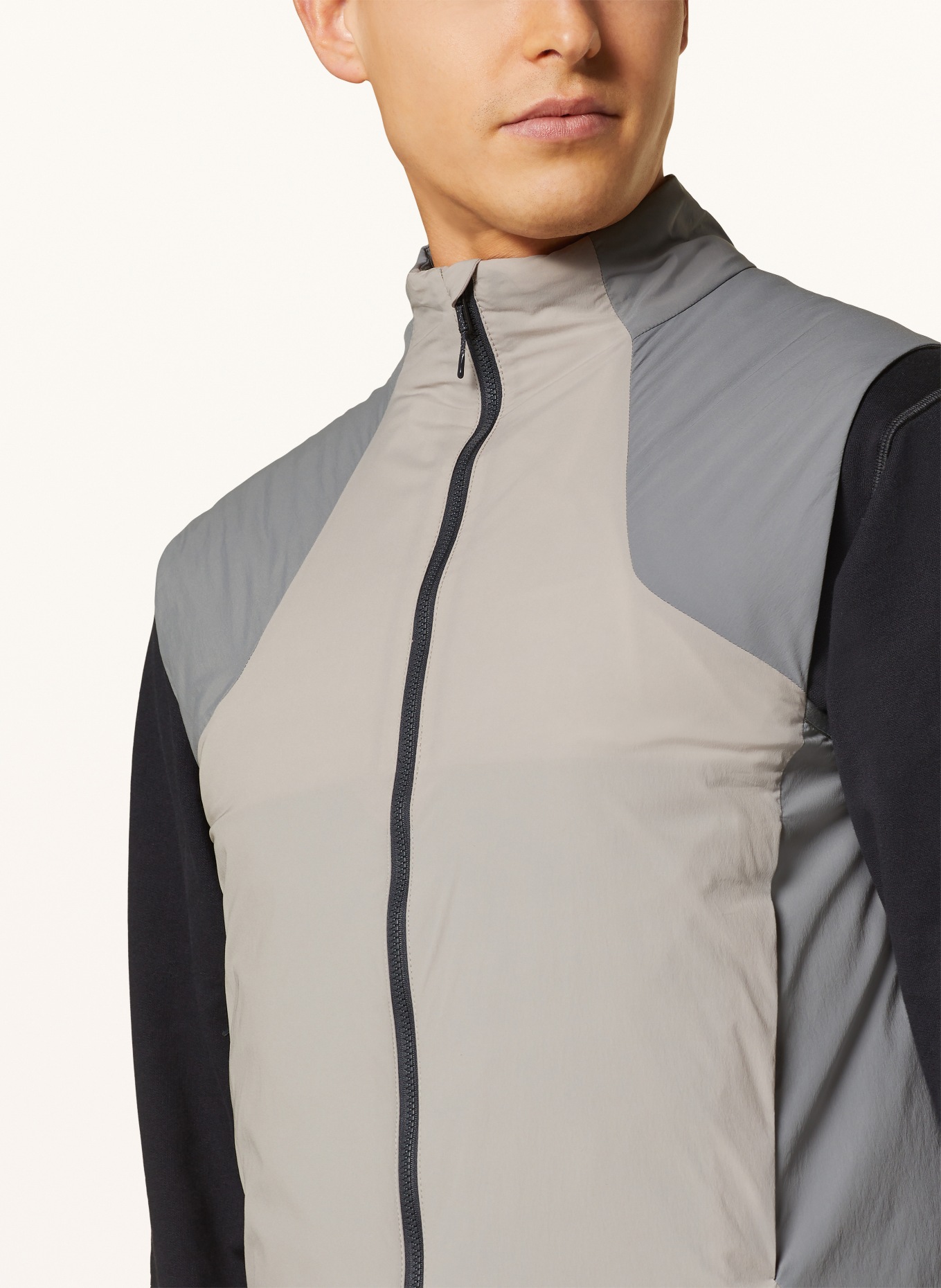 Rapha Vest, Color: GRAY/ LIGHT BROWN (Image 4)